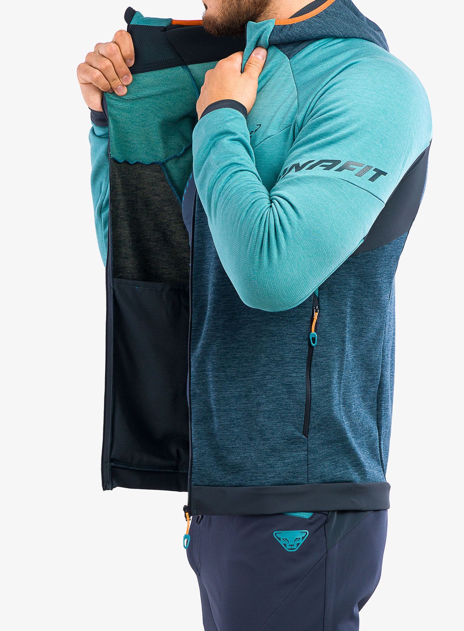 Jopica Dynafit Tour Wool Thermal Hoody - storm blue