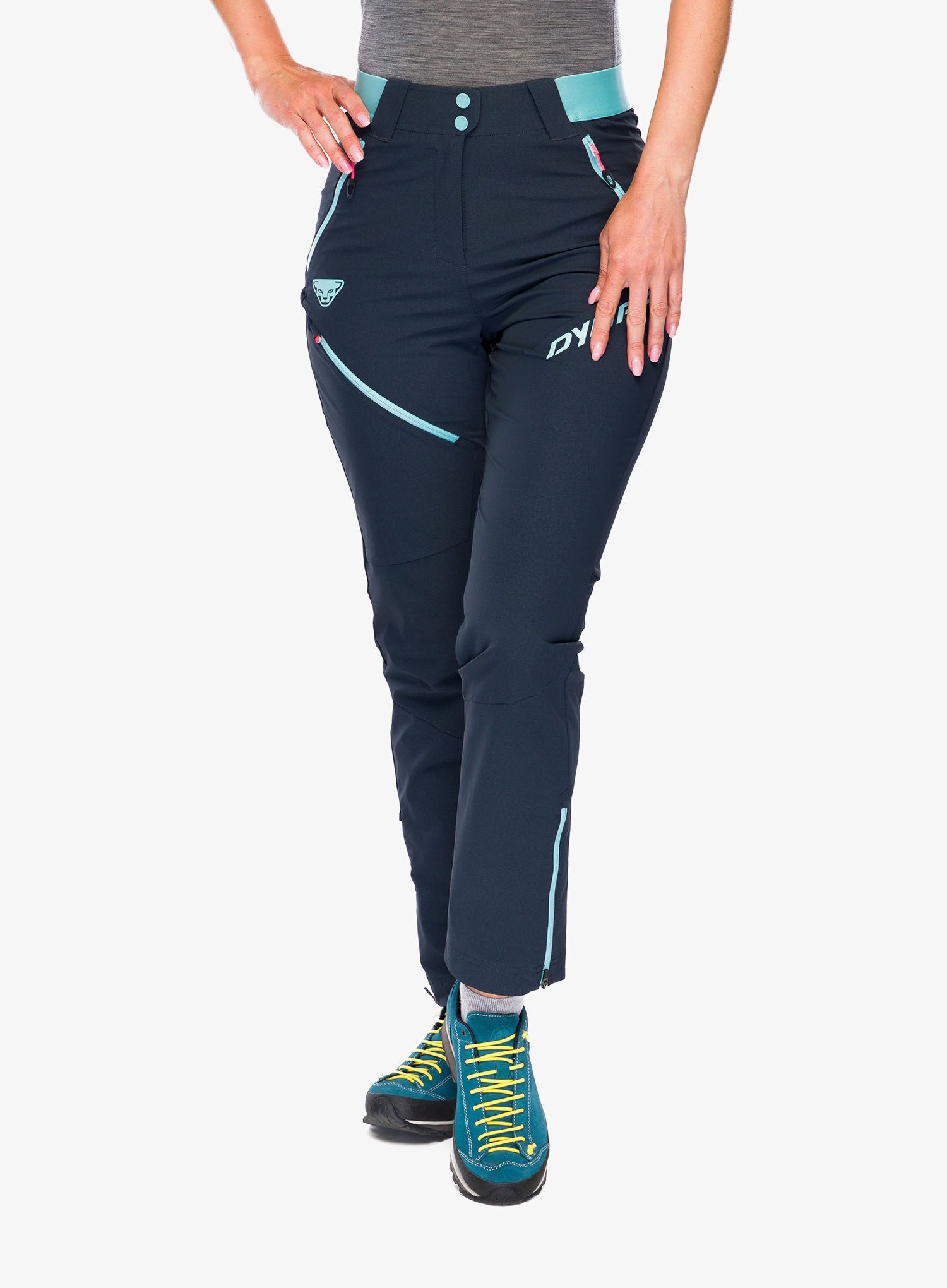 Ženske pohodniške hlače Dynafit Transalper Dynastretch Pants  - blueberry/marine blue