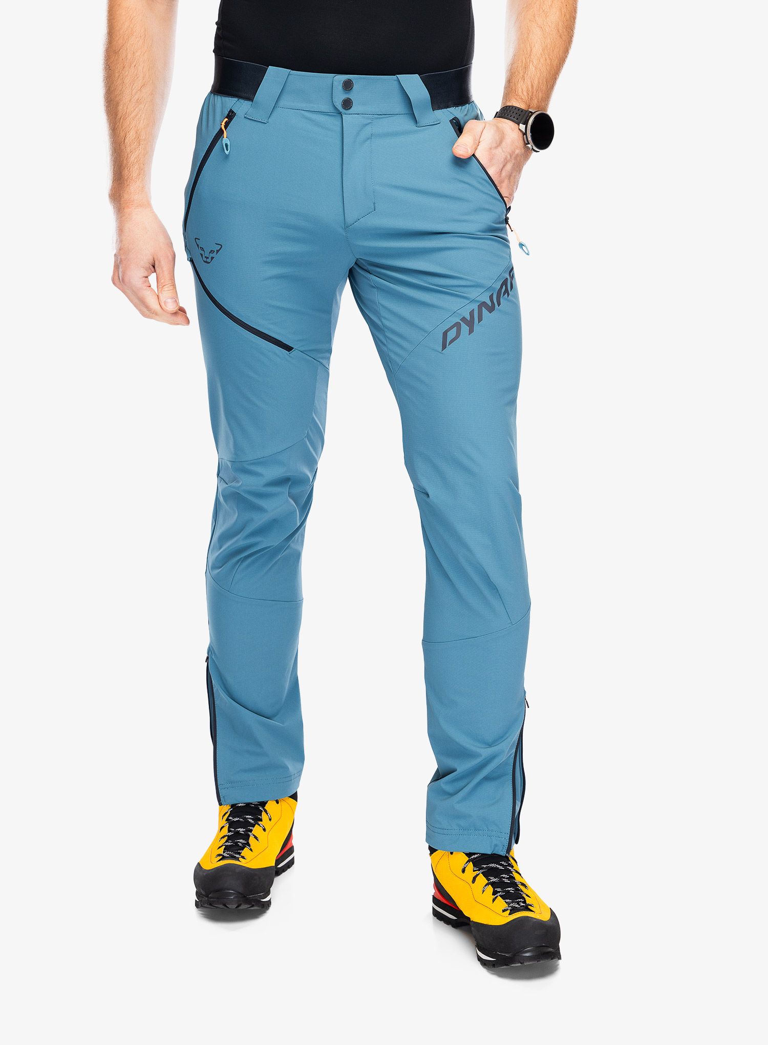 Pohodniške hlače Dynafit Transalper Dynastretch Pants - mallard blue