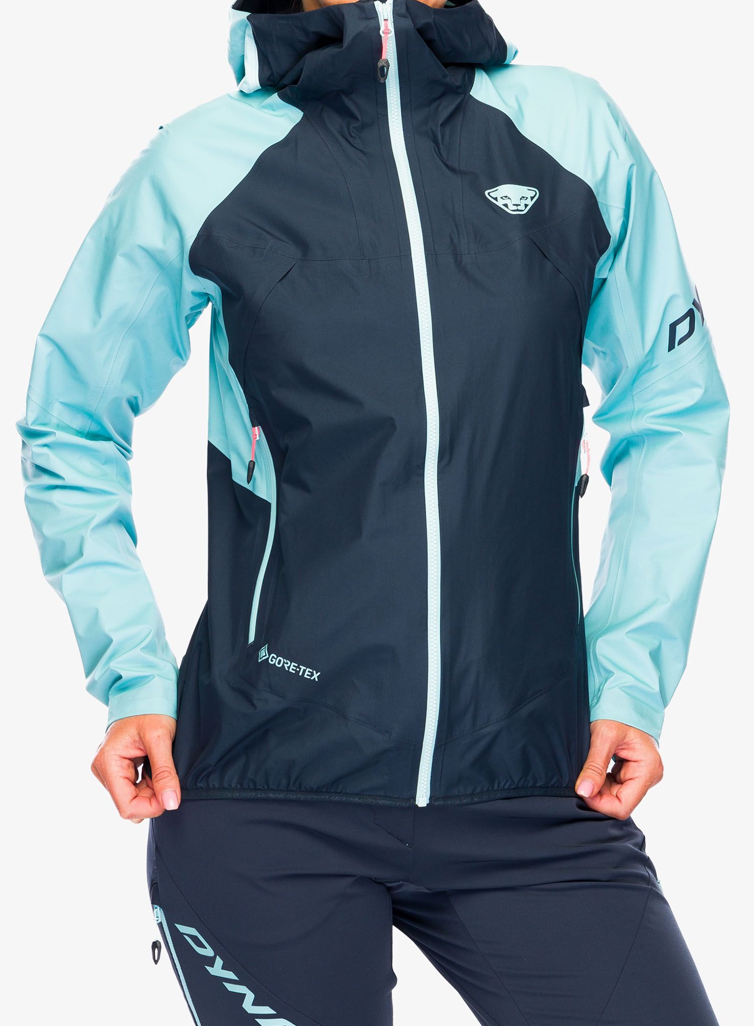 Ženska nepremočljiva jakna Dynafit Transalper GTX Jacket  - marine blue/blueberry