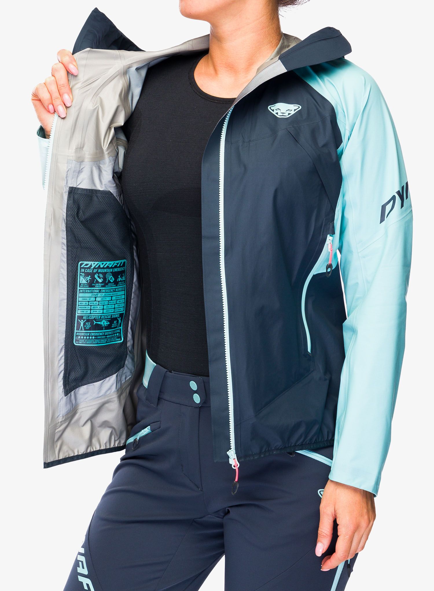 Ženska nepremočljiva jakna Dynafit Transalper GTX Jacket  - marine blue/blueberry