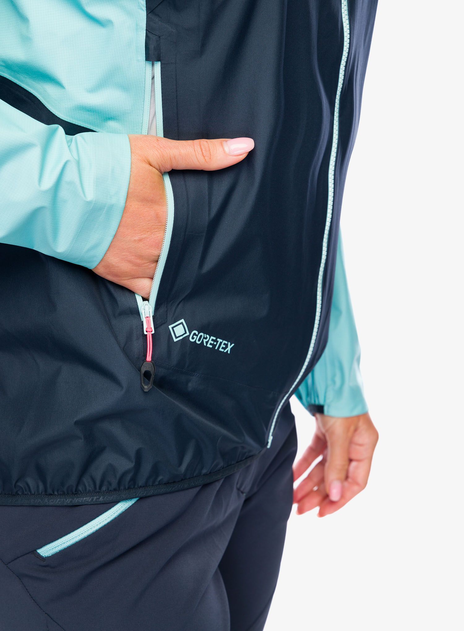 Ženska nepremočljiva jakna Dynafit Transalper GTX Jacket  - marine blue/blueberry