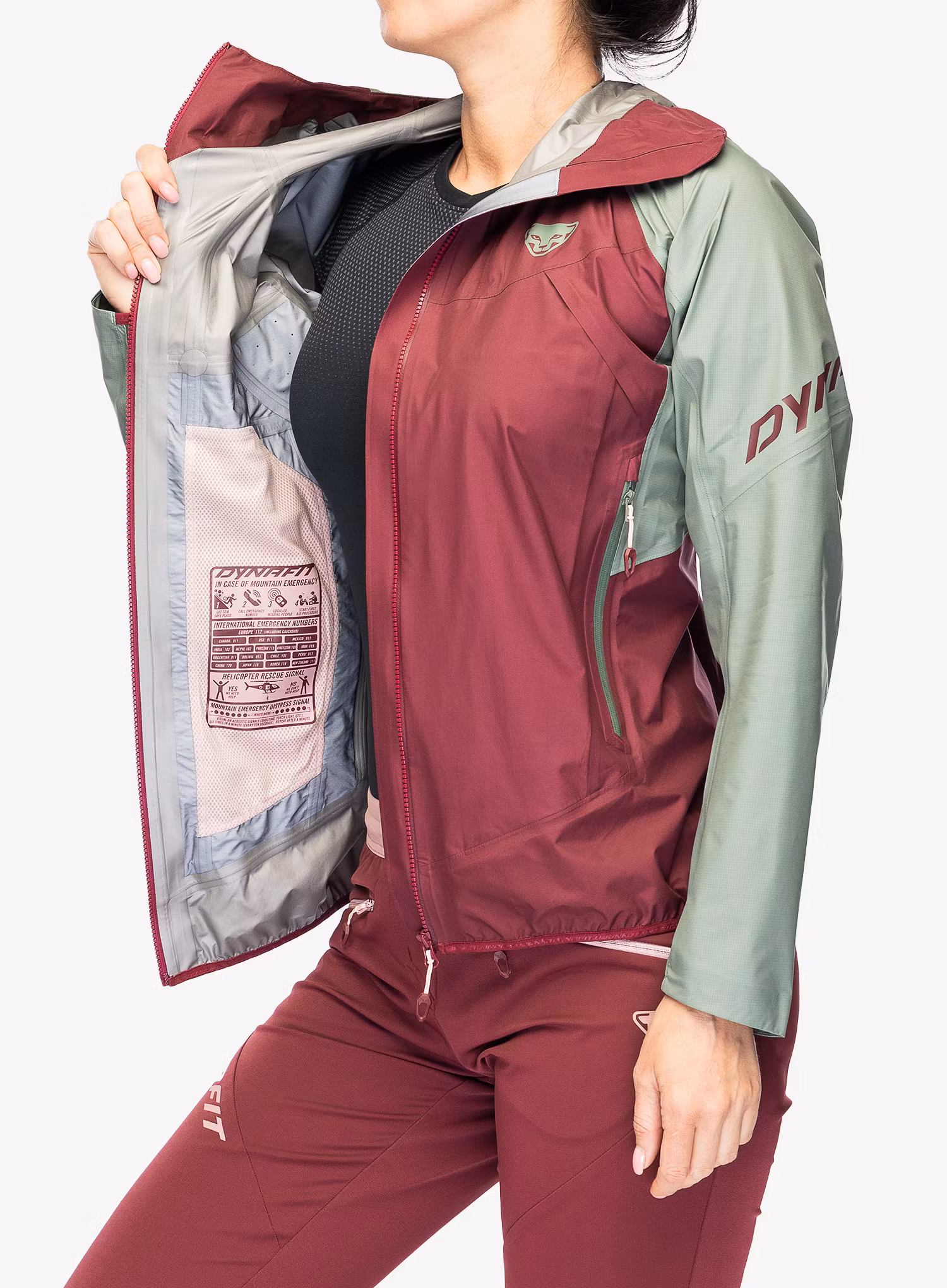 Ženska nepremočljiva jakna Dynafit Transalper GTX Jacket - sage