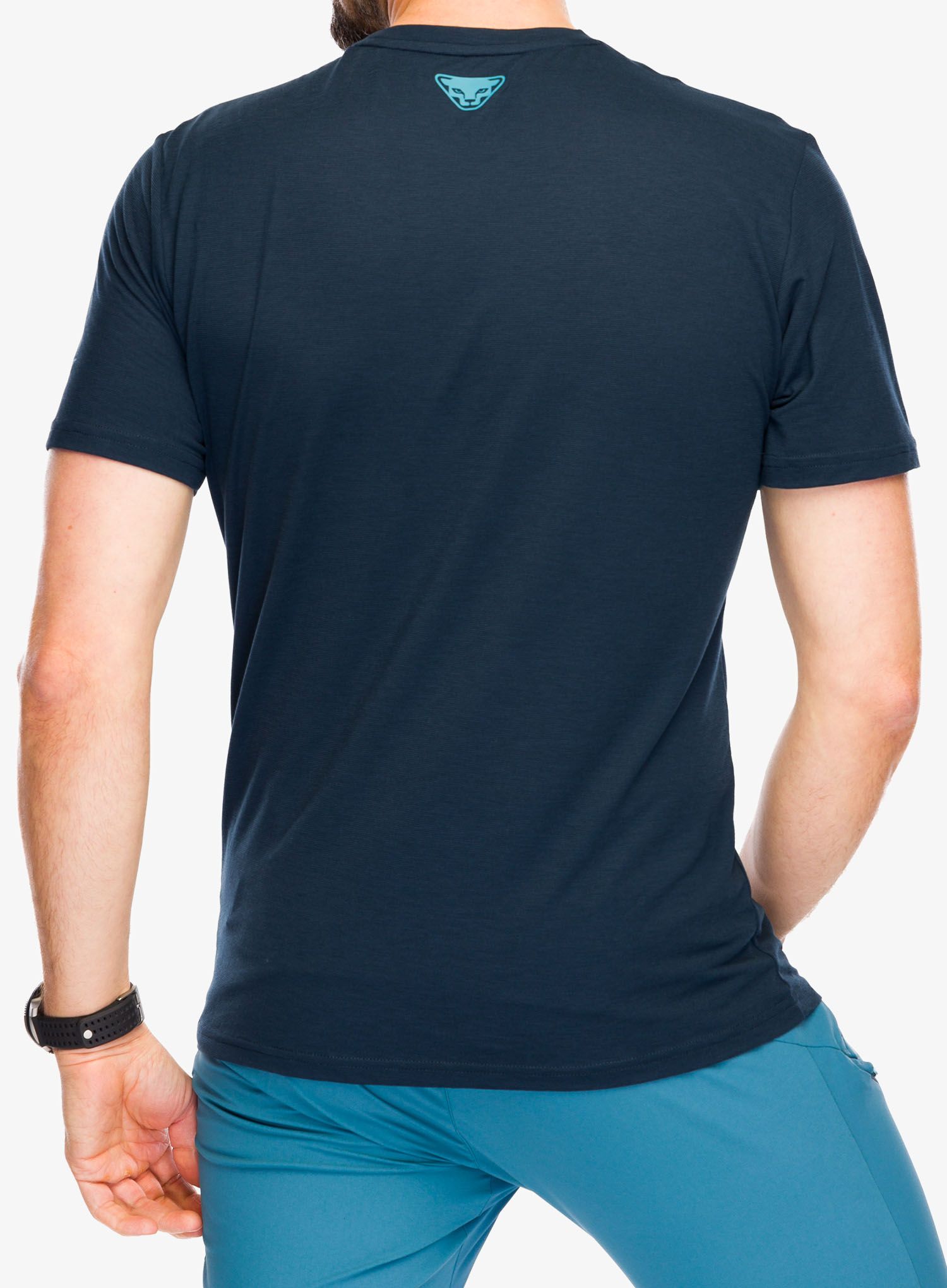 Športna majica Dynafit Transalper Graphic S/S Tee - blueberry/blueberry