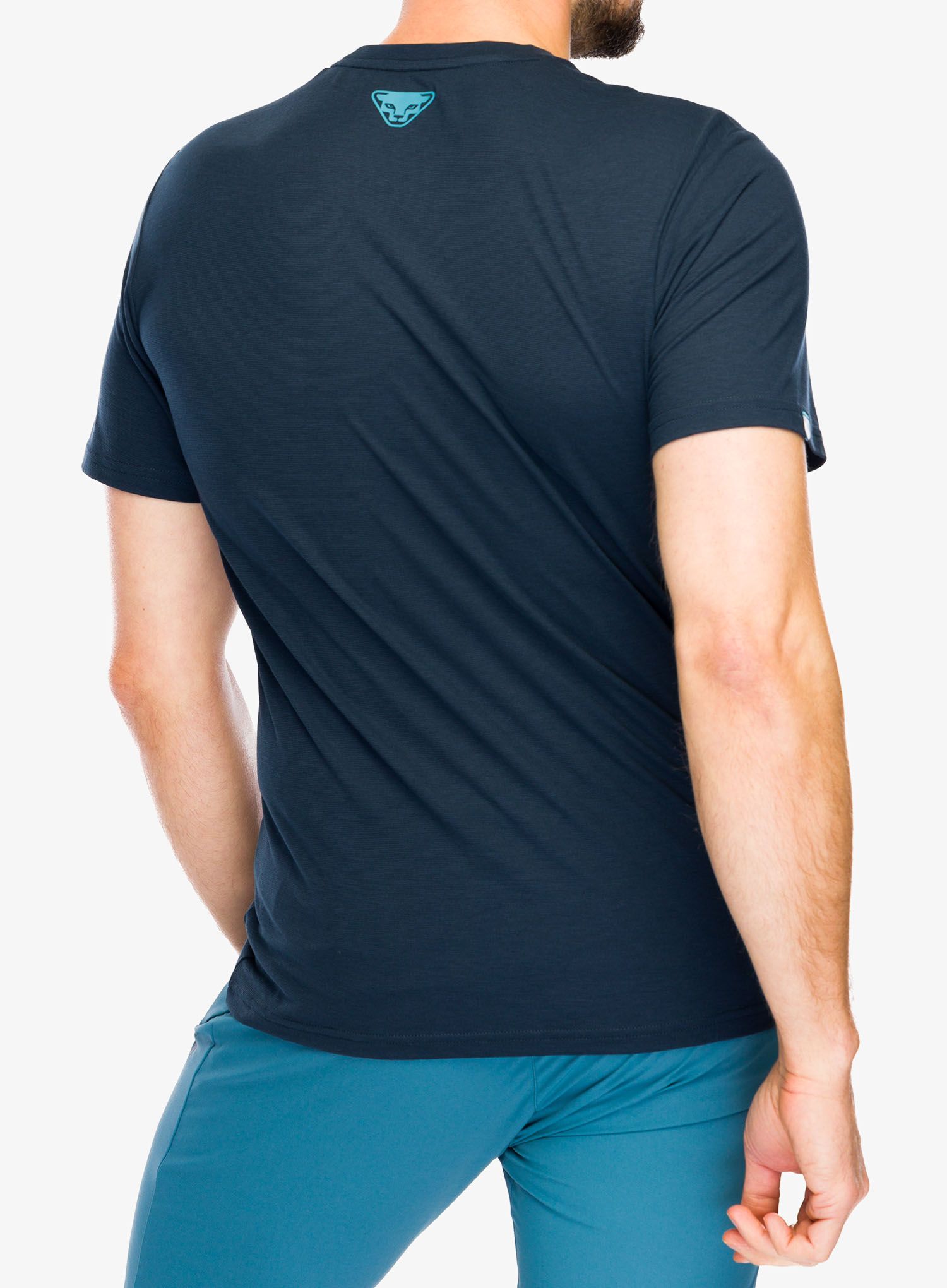Športna majica Dynafit Transalper Graphic S/S Tee - blueberry/blueberry