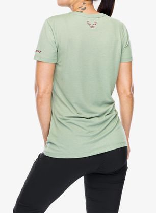 Ženska športna majica Dynafit Transalper Graphic S/S Tee - sage