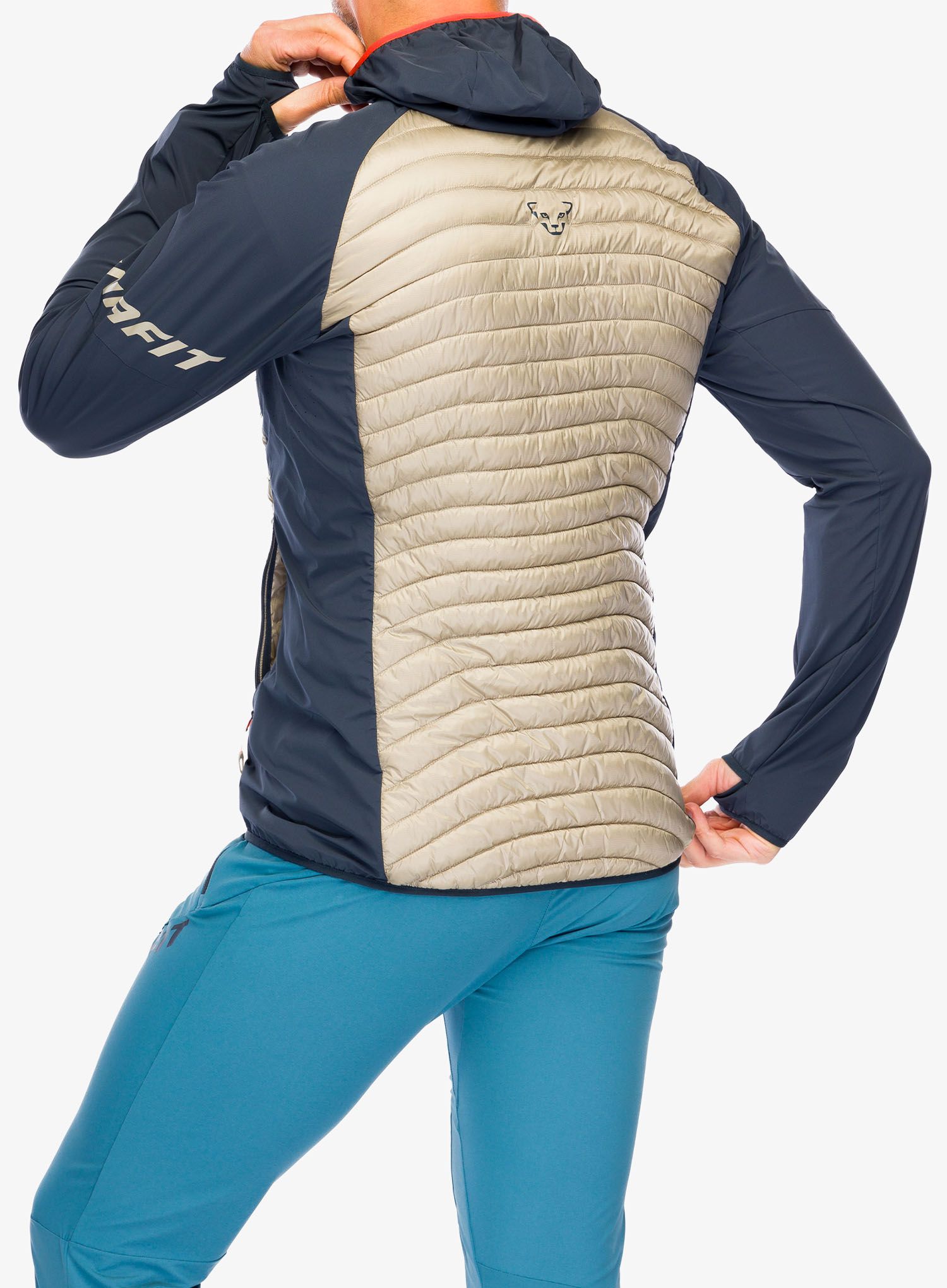 Hibridna jakna Dynafit Transalper Hybrid Ins JKT - blueberry/rock khaki