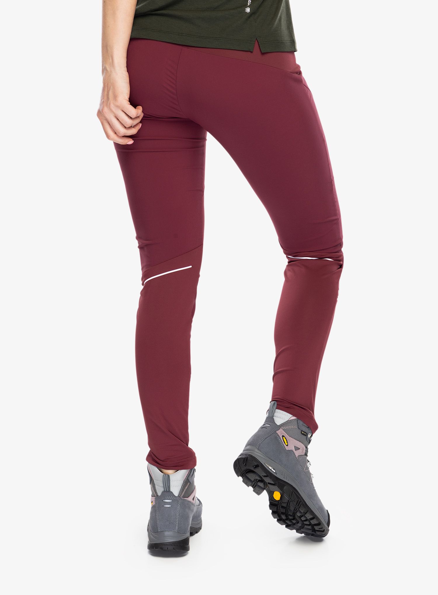 Ženske pohodniške hlače Dynafit Transalper Hybrid Pants - burgundy