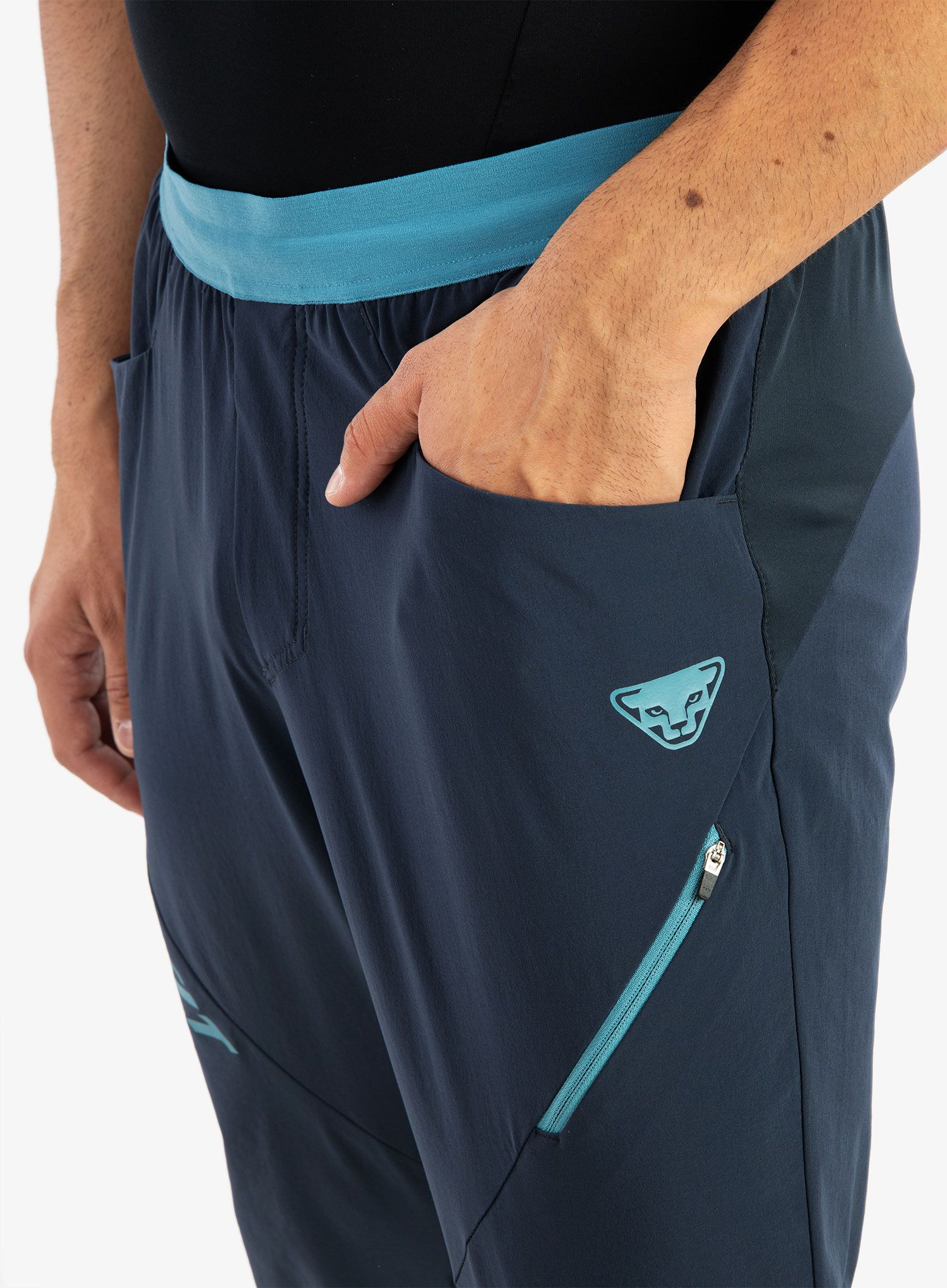 Softshell hlače Dynafit Transalper Hybrid Pants  - blueberry/storm blue