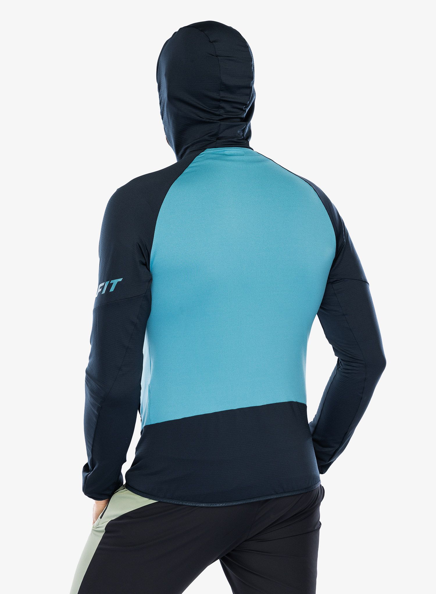 Jopica s kapuco Dynafit Transalper Light PTC Hoody  - blueberry/storm blue