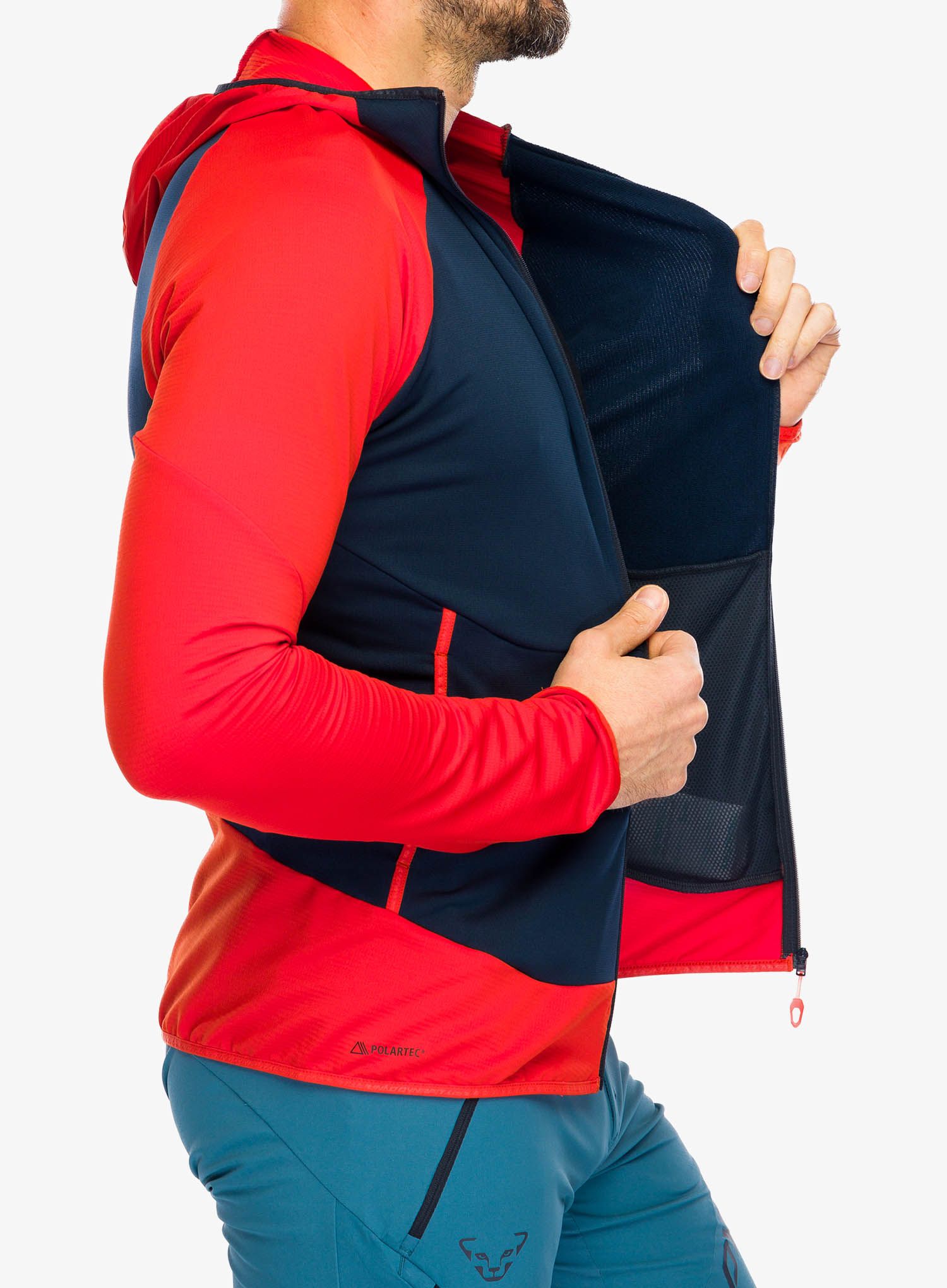 Jopica na zadrgo Dynafit Transalper Light PTC Hoody - dawn