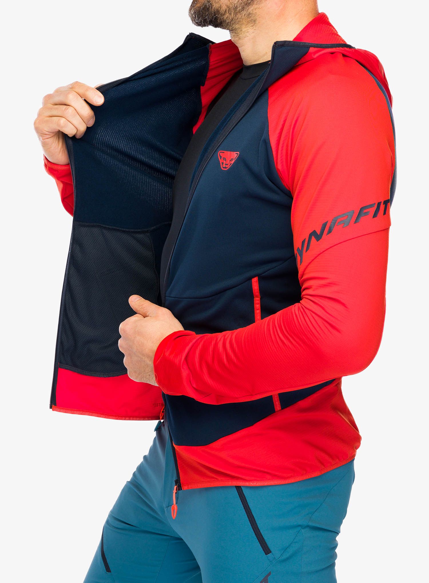 Jopica na zadrgo Dynafit Transalper Light PTC Hoody - dawn