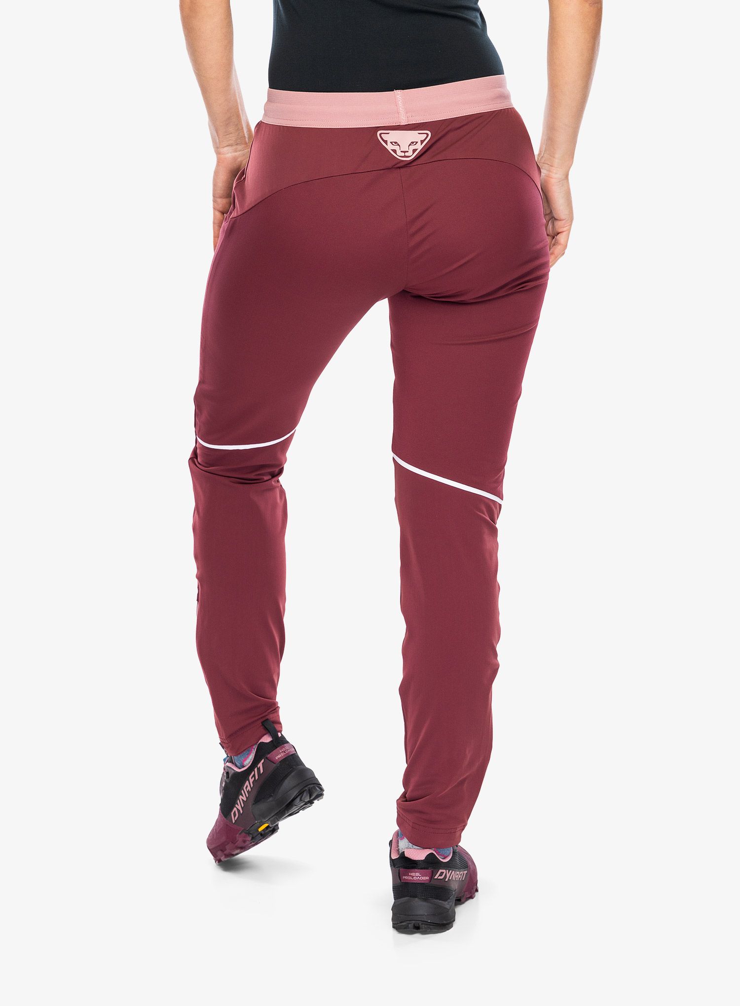 Ženske softshell hlače Dynafit Transalper Warm Pant - burgundy