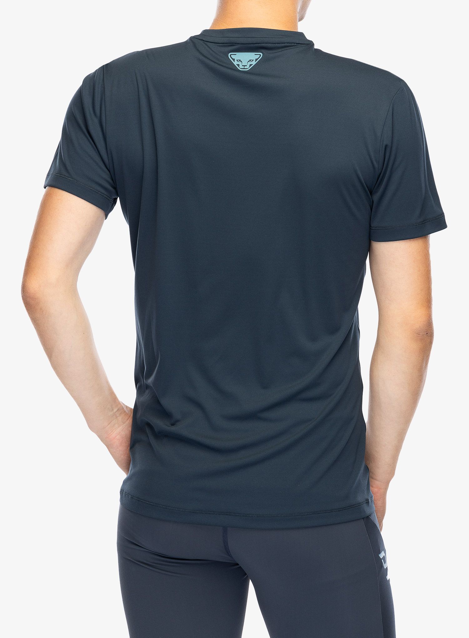 Majica s potiskom Dynafit Traverse 2 S/S Tee - blueberry/blueberry