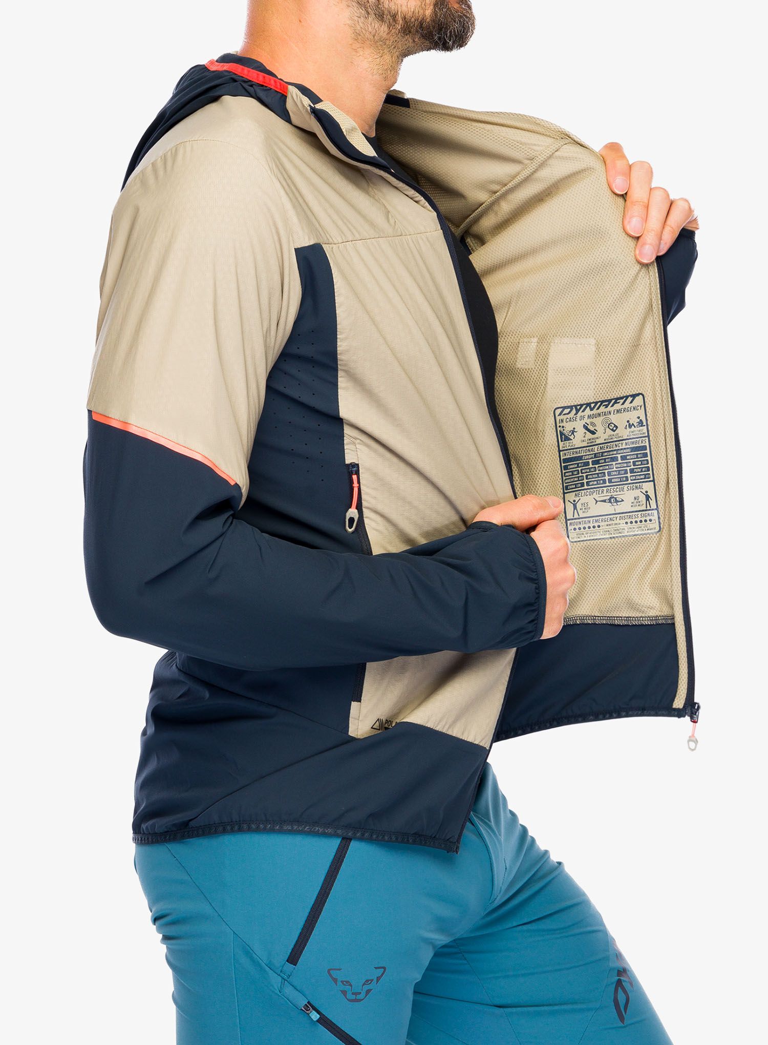 Flis Dynafit Traverse Alpha Hooded JKT - rock khaki