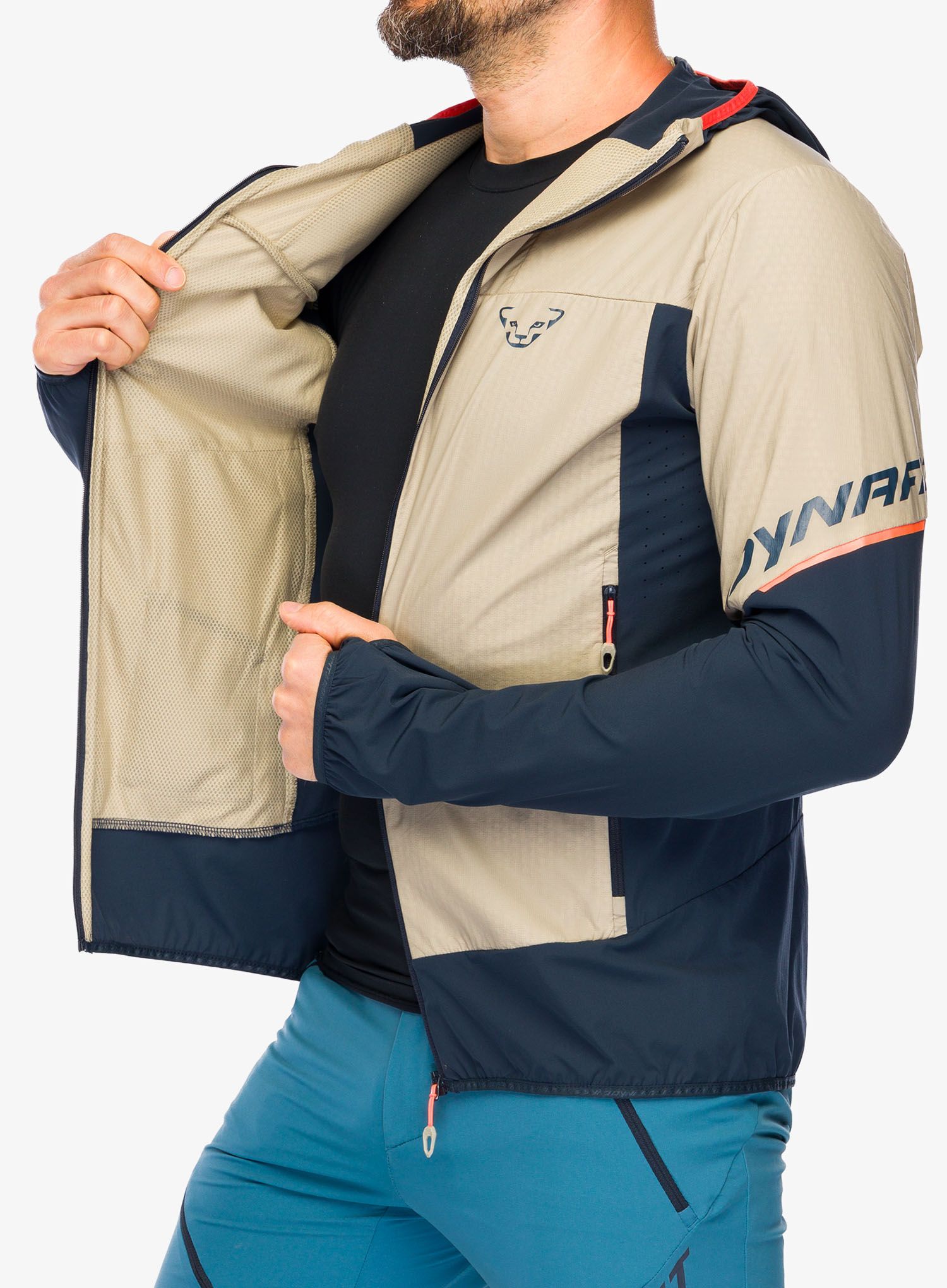 Flis Dynafit Traverse Alpha Hooded JKT - rock khaki