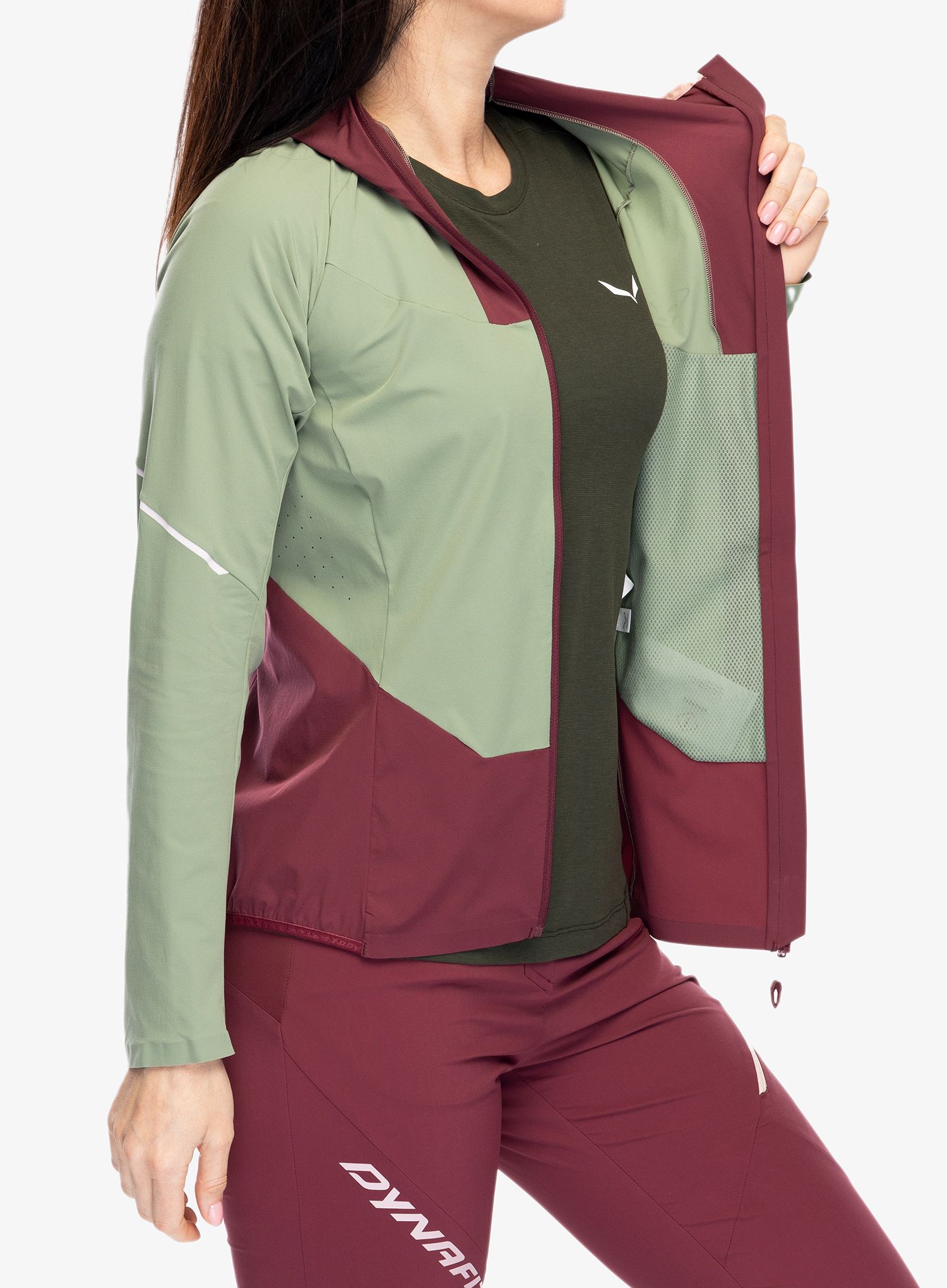 Ženska softshell jakna Dynafit Traverse DST Jacket - sage