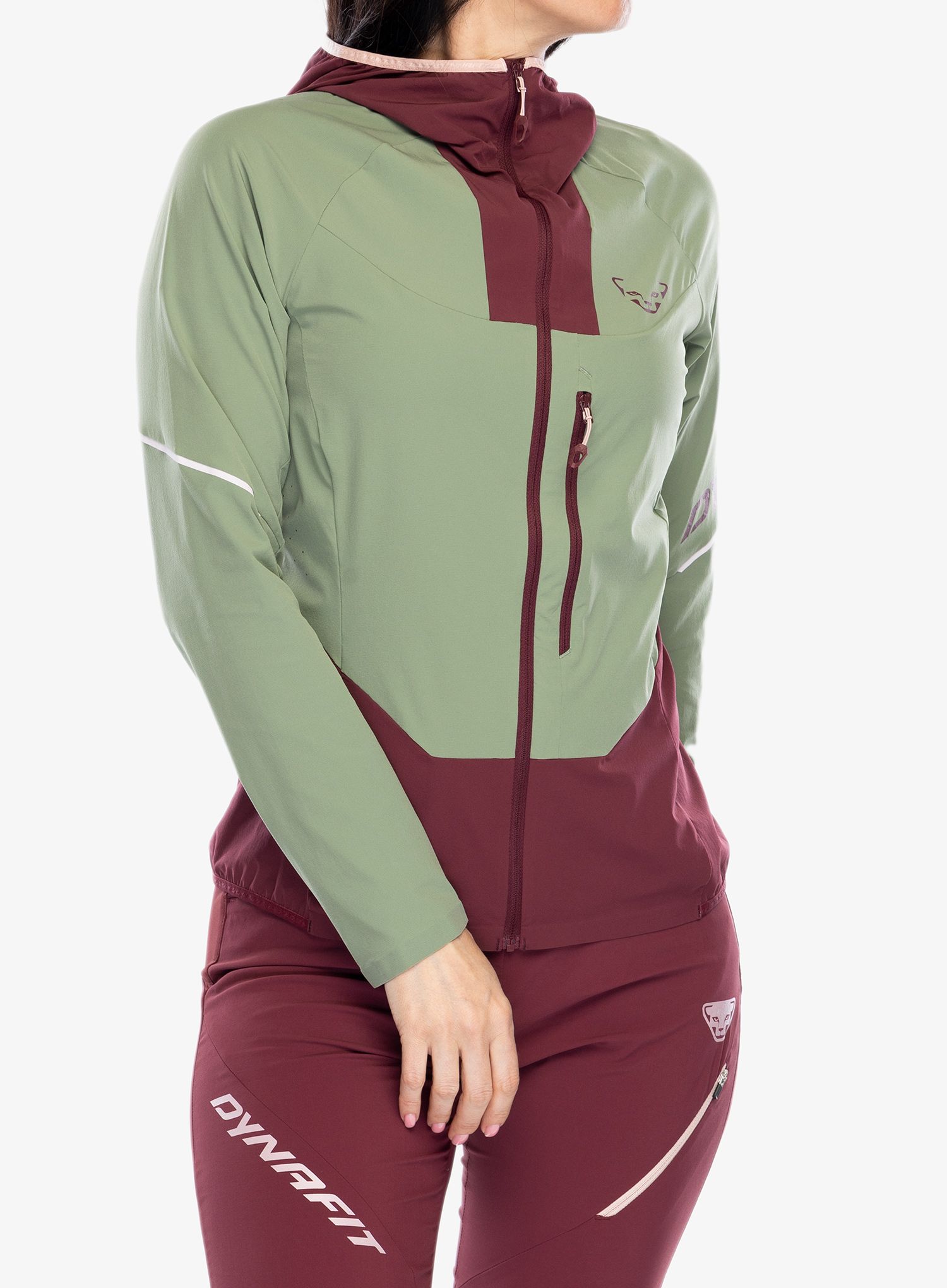 Ženska softshell jakna Dynafit Traverse DST Jacket - sage