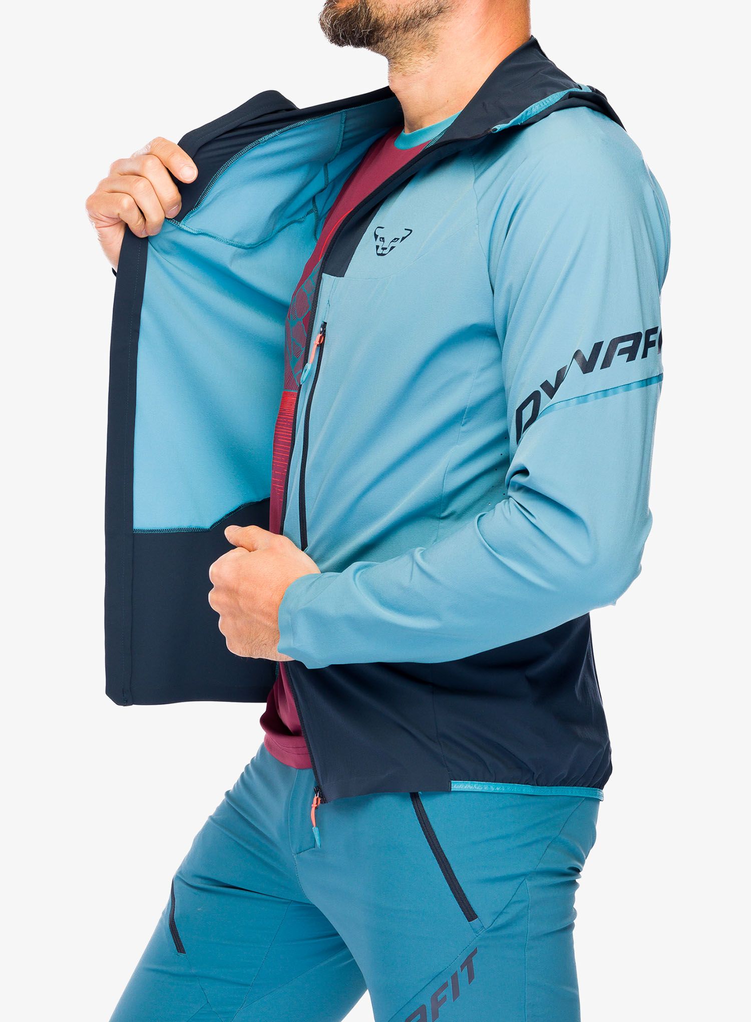 Softshell jakna Dynafit Traverse DST Jacket - storm blue