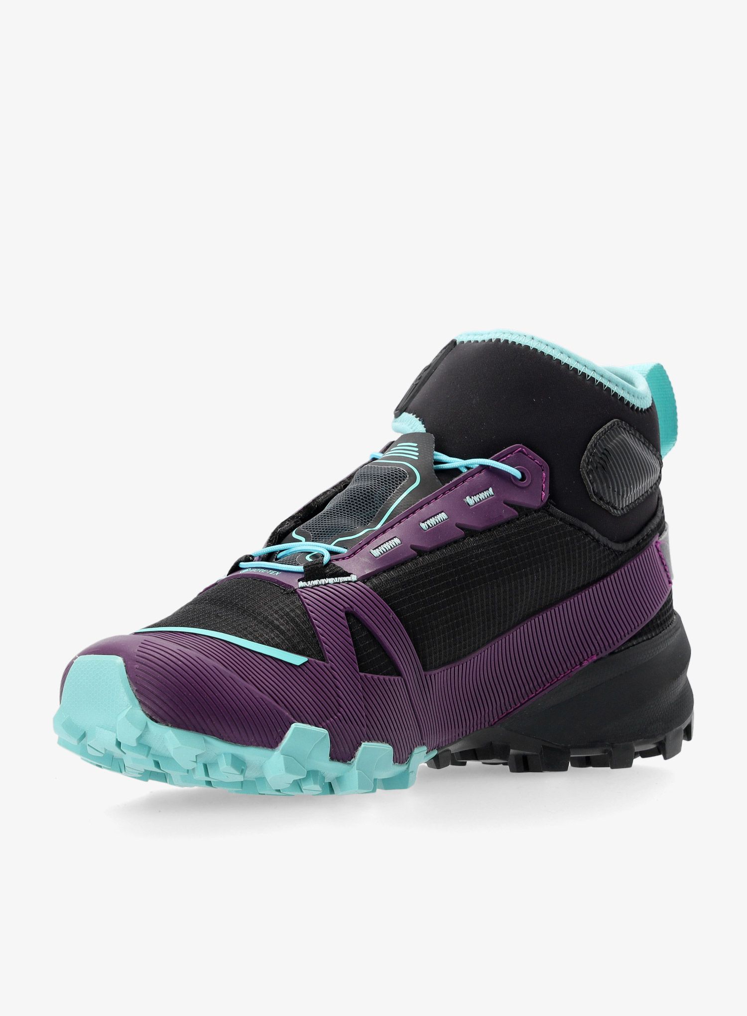 Ženski pristopni čevlji Dynafit Traverse Mid GTX - royal purple/black out