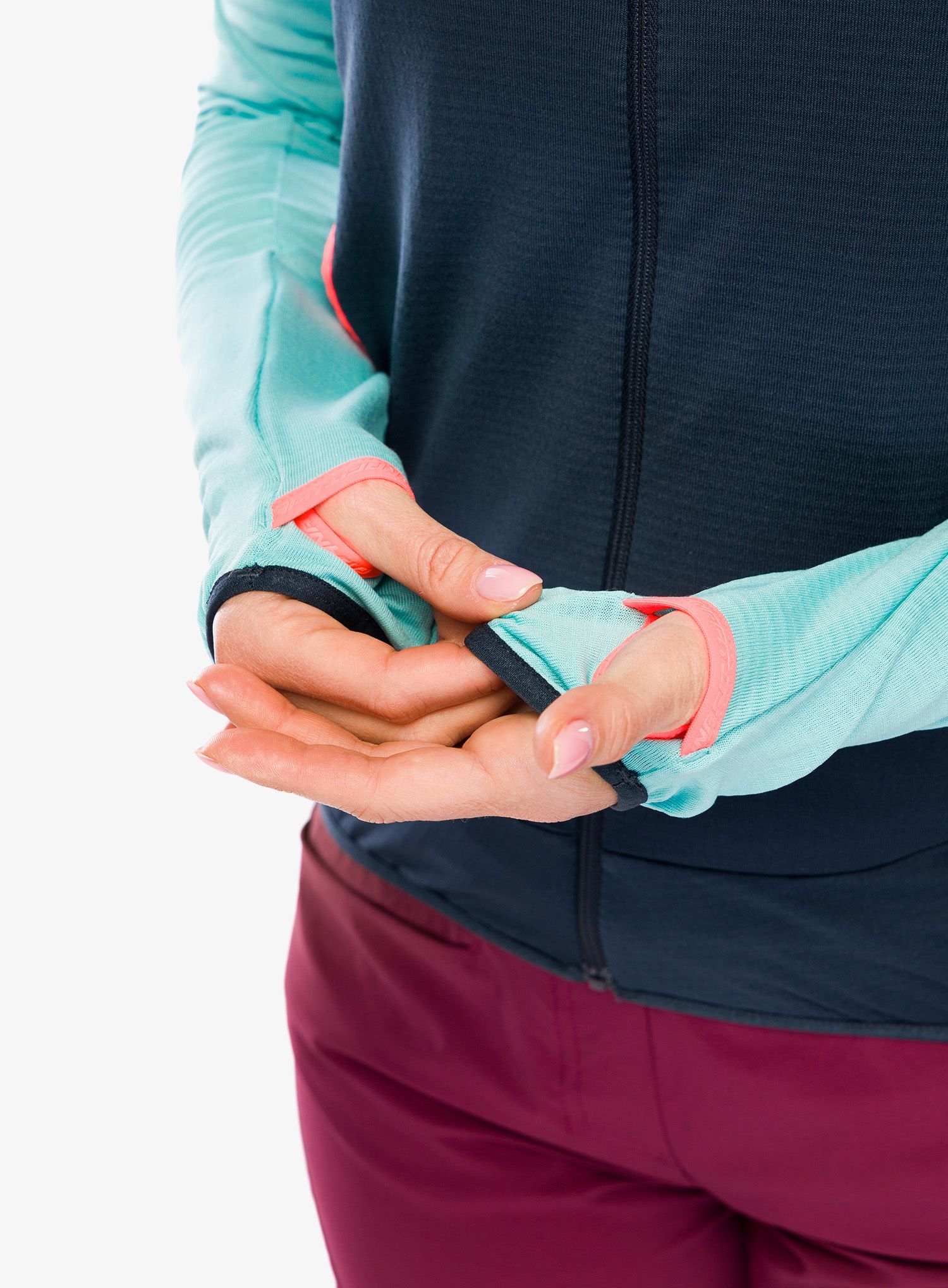 Ženska jopa s kapuco Dynafit Traverse Ptc Hooded JKT - marine blue/blueberry