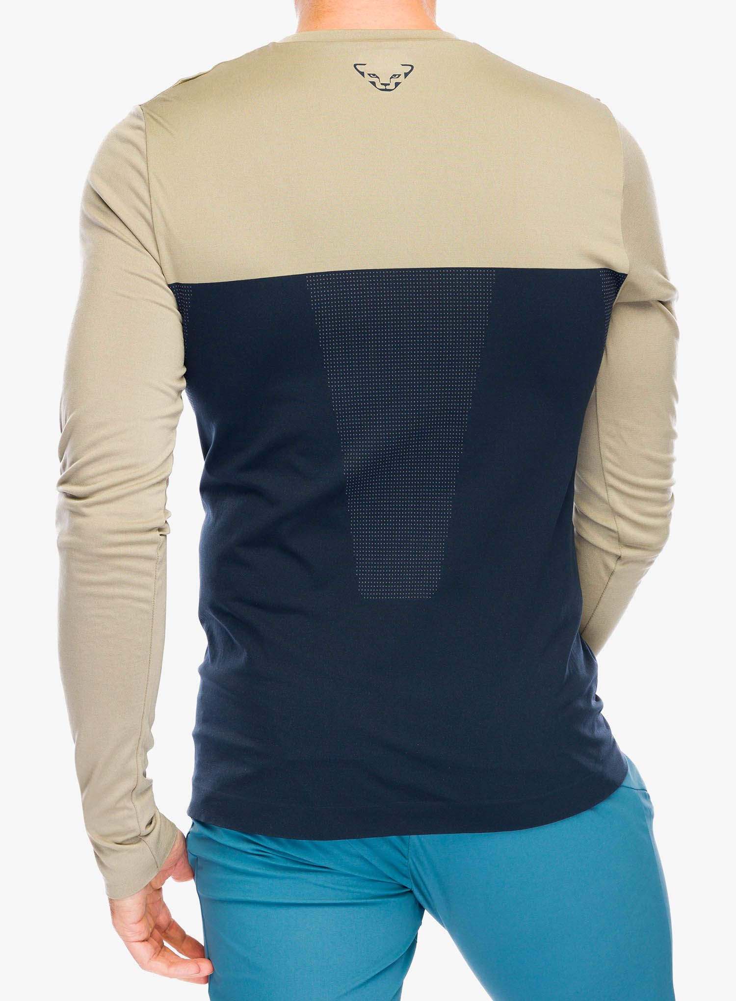 Majica z dolgimi rokavi Dynafit Traverse S-Tech Longsleeve - blueberry/rock khaki