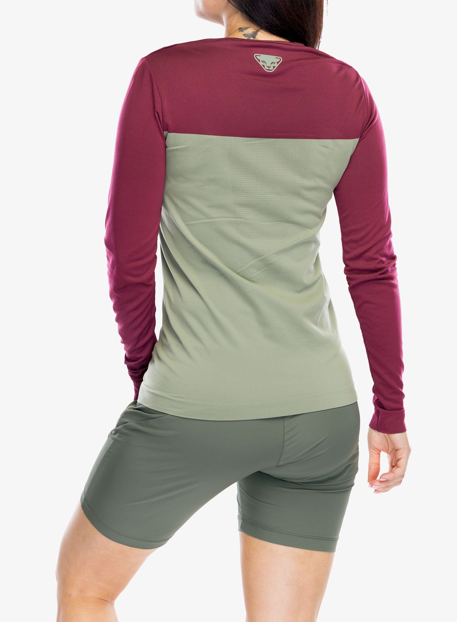 Ženski longsleeve Dynafit Traverse S-Tech Longsleeve - sage