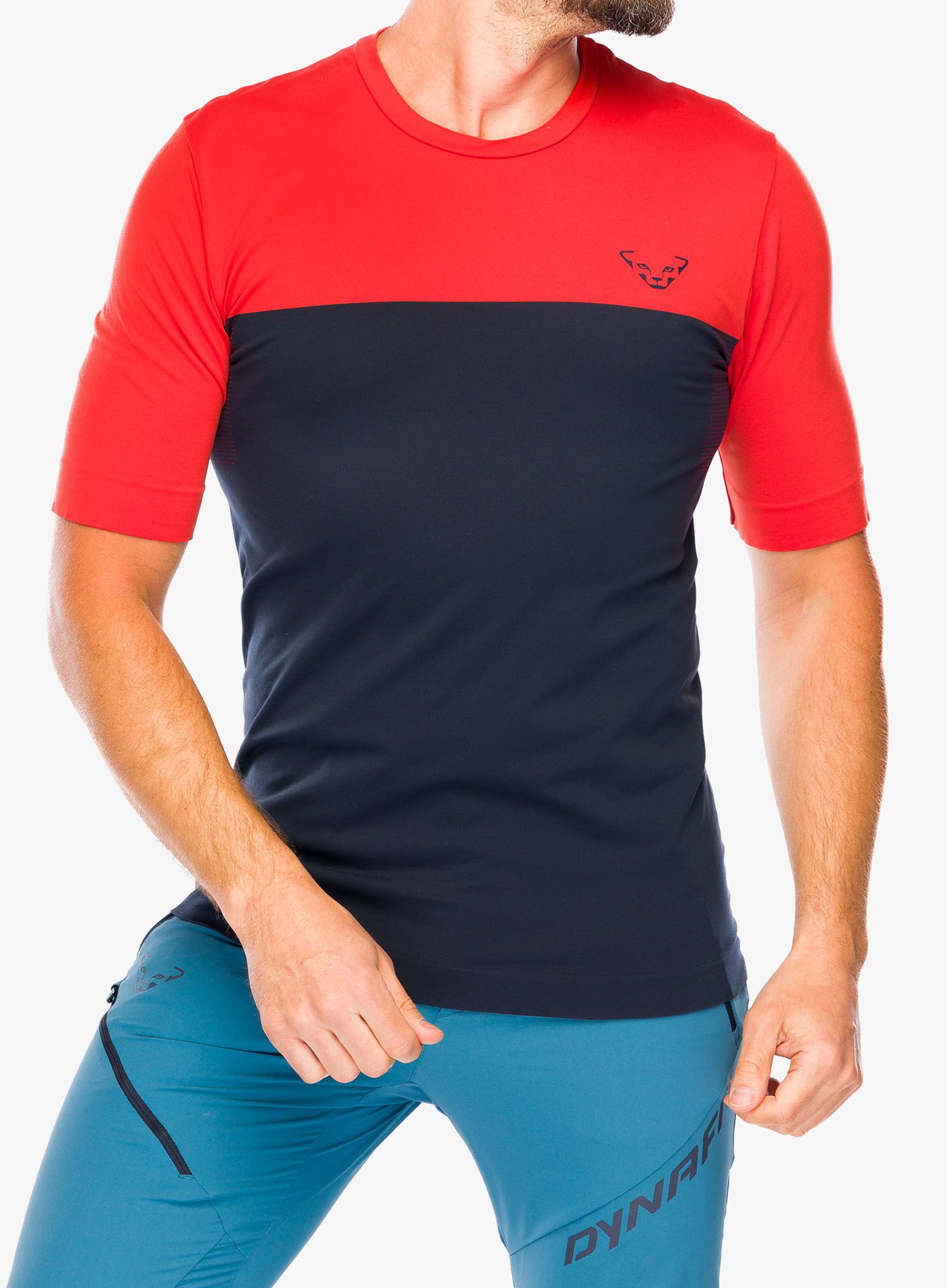 Športna majica Dynafit Traverse S-Tech S/S Tee - blueberry/dawn