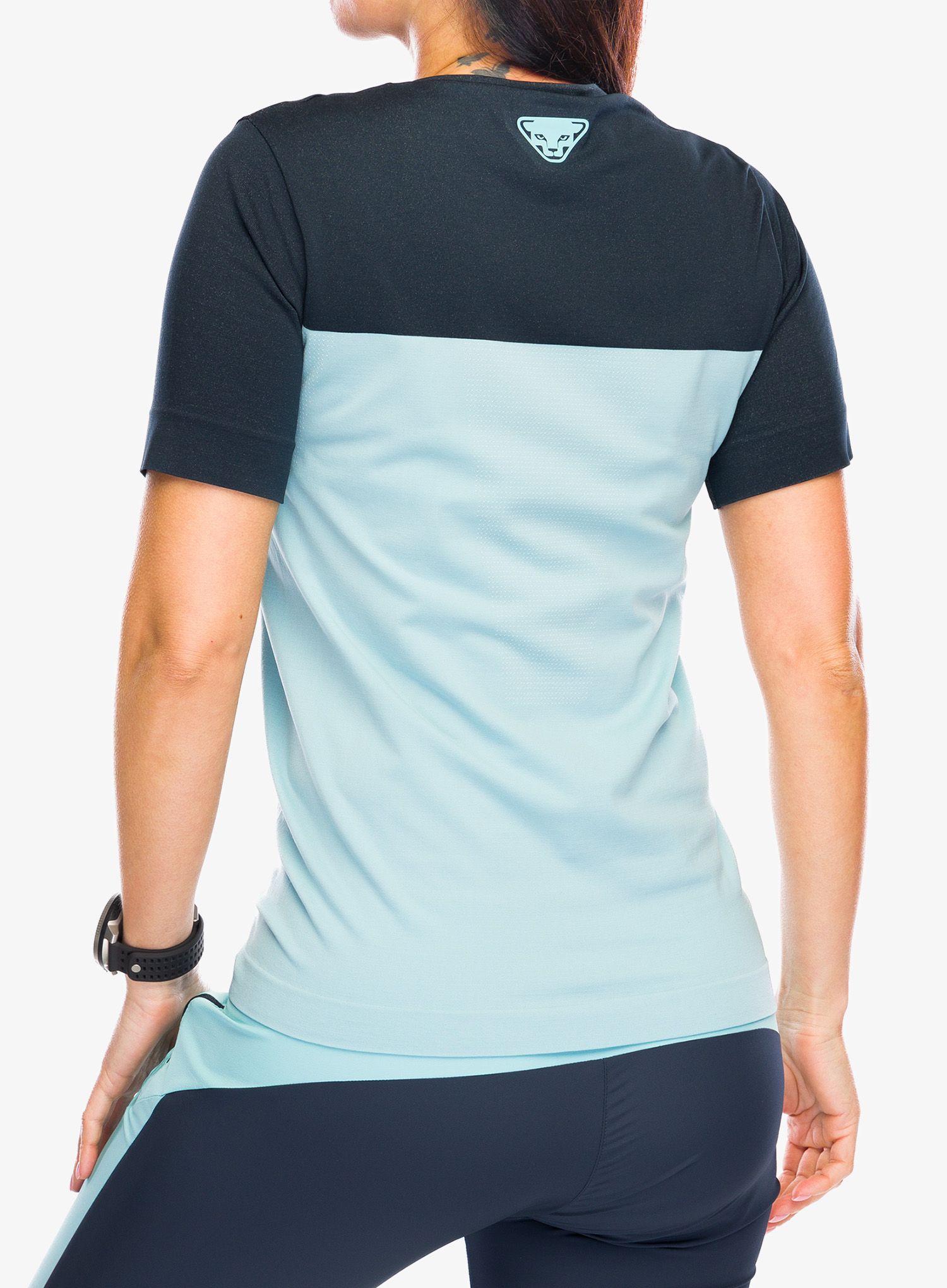 Ženska športna majica Dynafit Traverse S-Tech S/S Tee - marine blue/blueberry