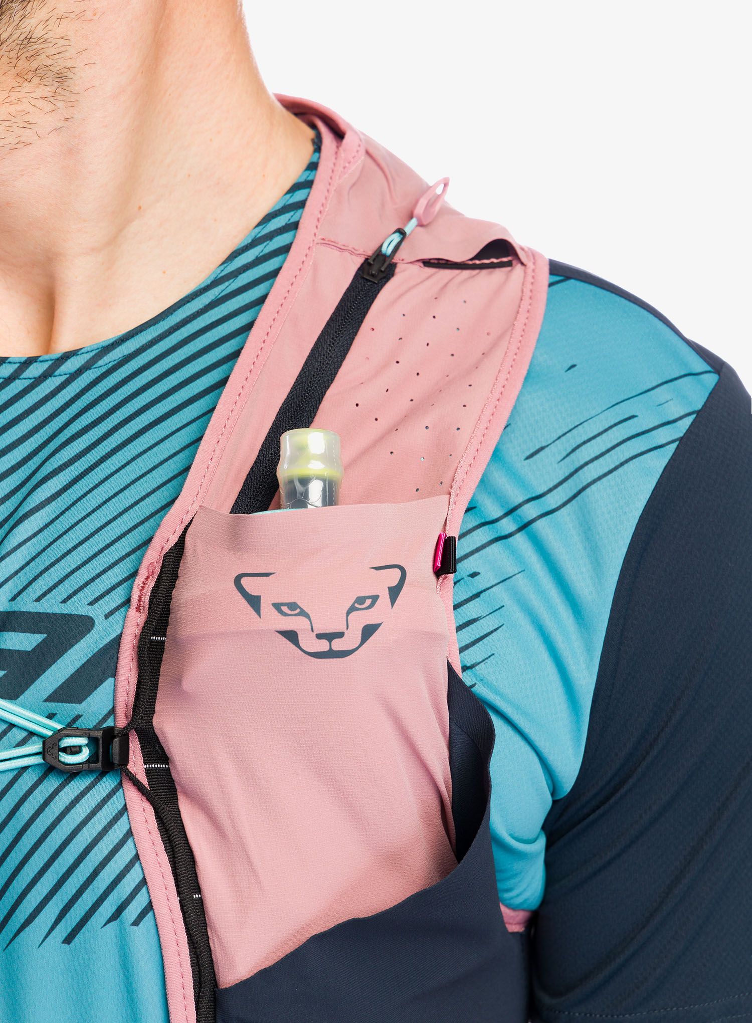 Tekaški brezrokavnik Dynafit Ultra 12 Vest - mokarosa/blueberry