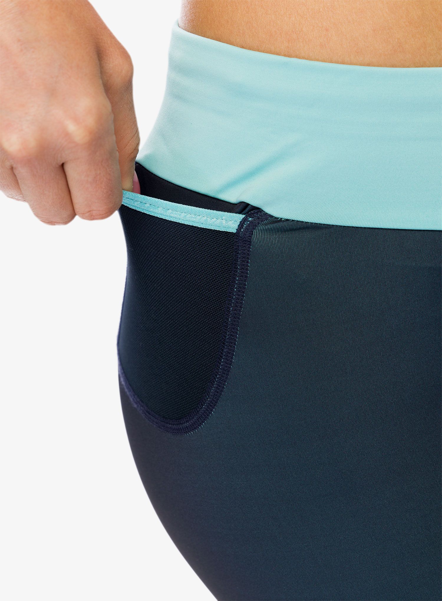 Ženske tekaške pajkice Dynafit Ultra Graphic Long Tights  - blueberry/marine blue