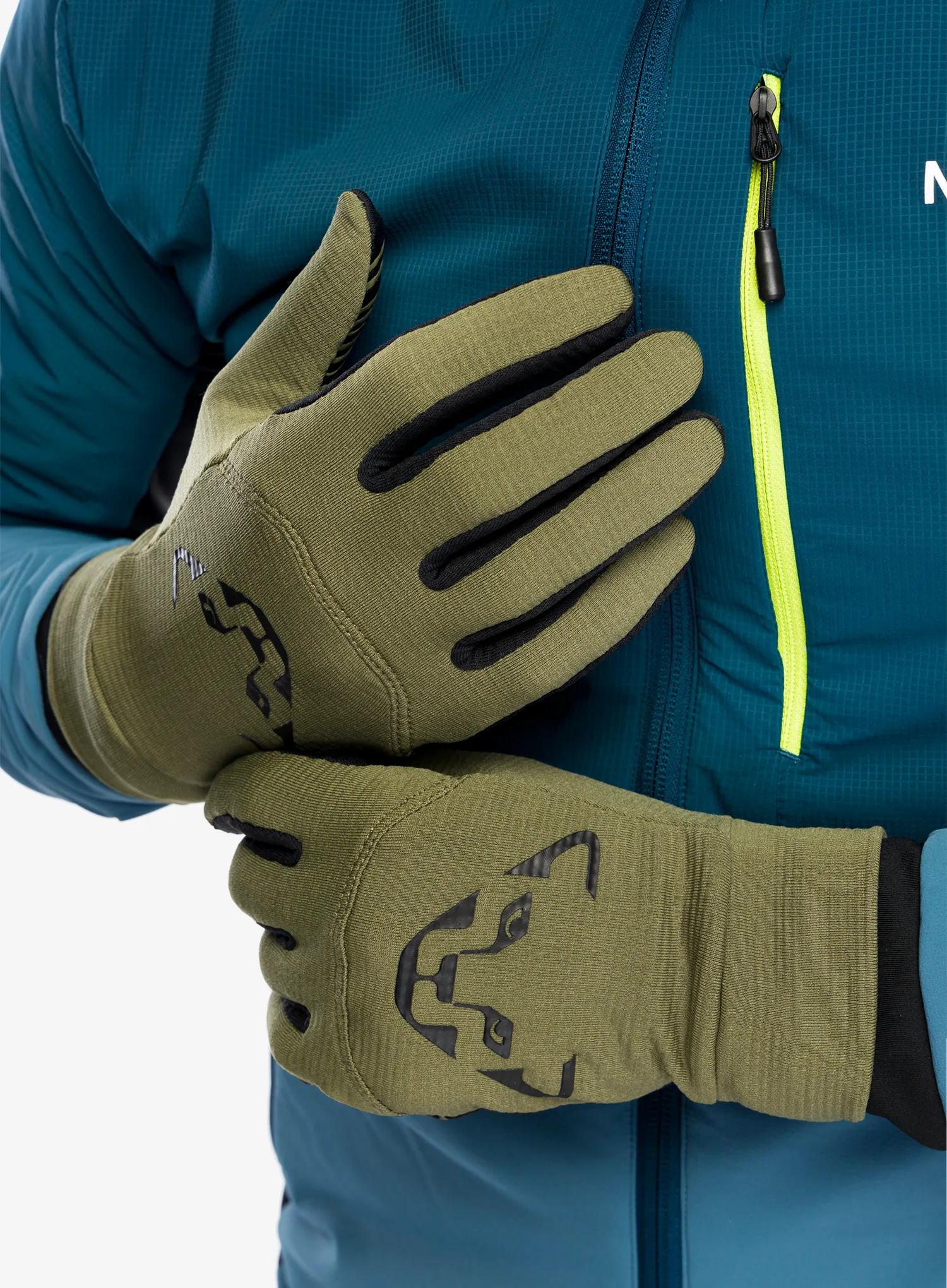 Rokavice za turno smučanje Dynafit Upcycled Thermal Gloves - winter moss