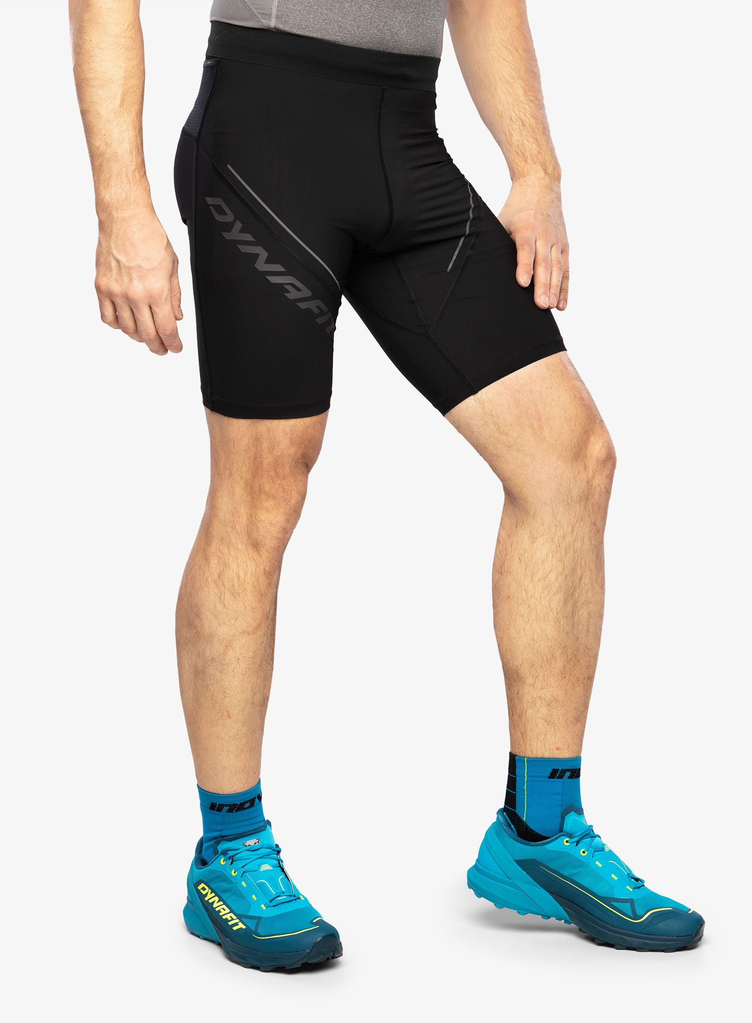 Tekaške kratke hlače Dynafit Vert 2 Short Tights - black out