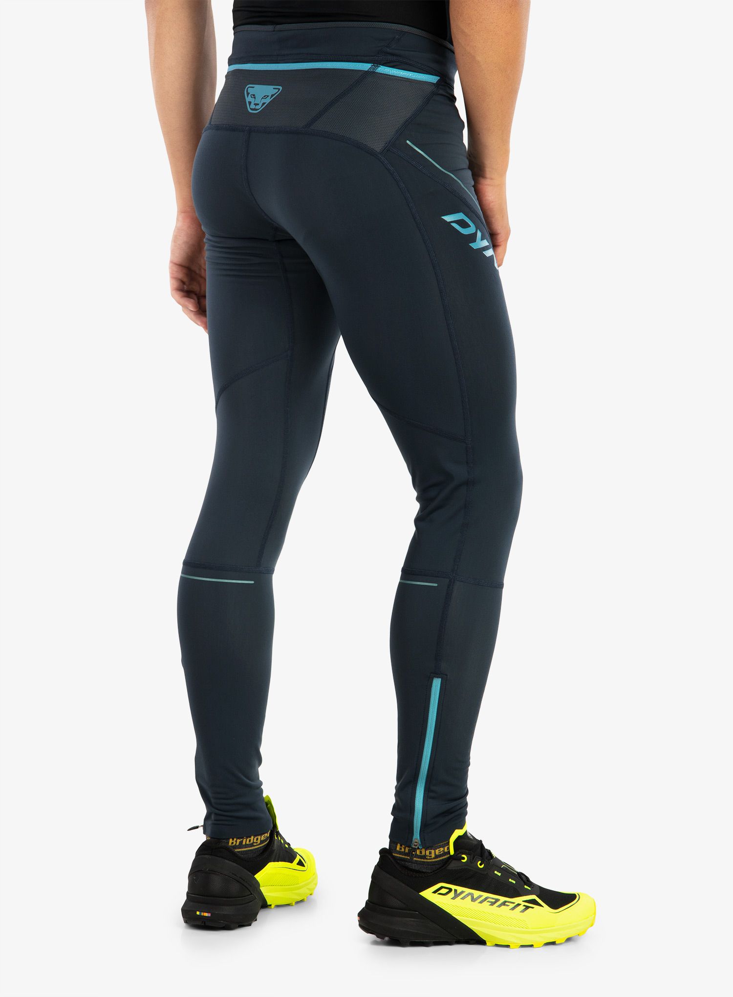 Moške pajkice za tek Dynafit Winter Running Tights - blueberry/storm blue