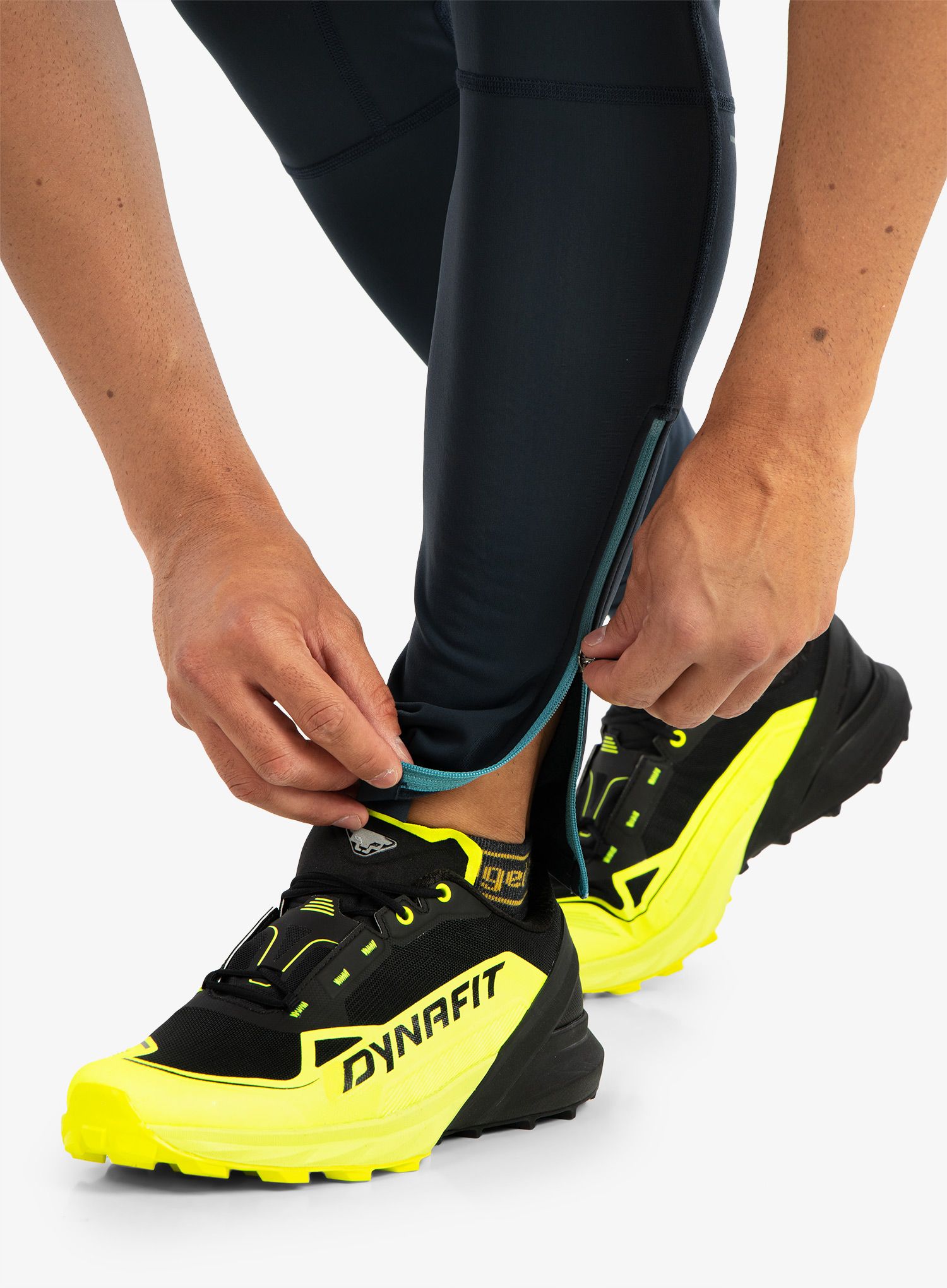 Moške pajkice za tek Dynafit Winter Running Tights - blueberry/storm blue
