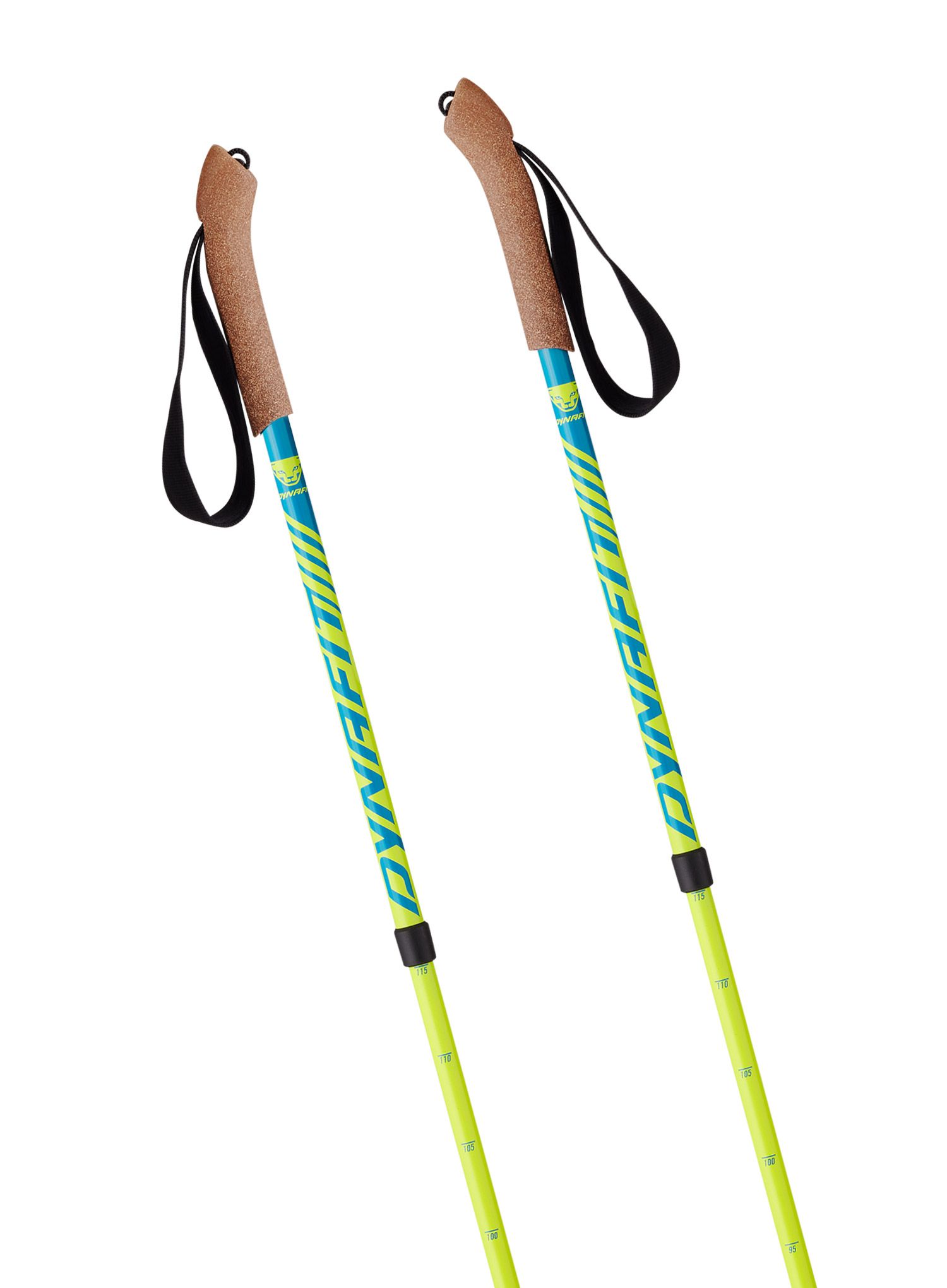 Palice za turno smučanje Dynafit Youngstar Pole - fluo yellow/frost