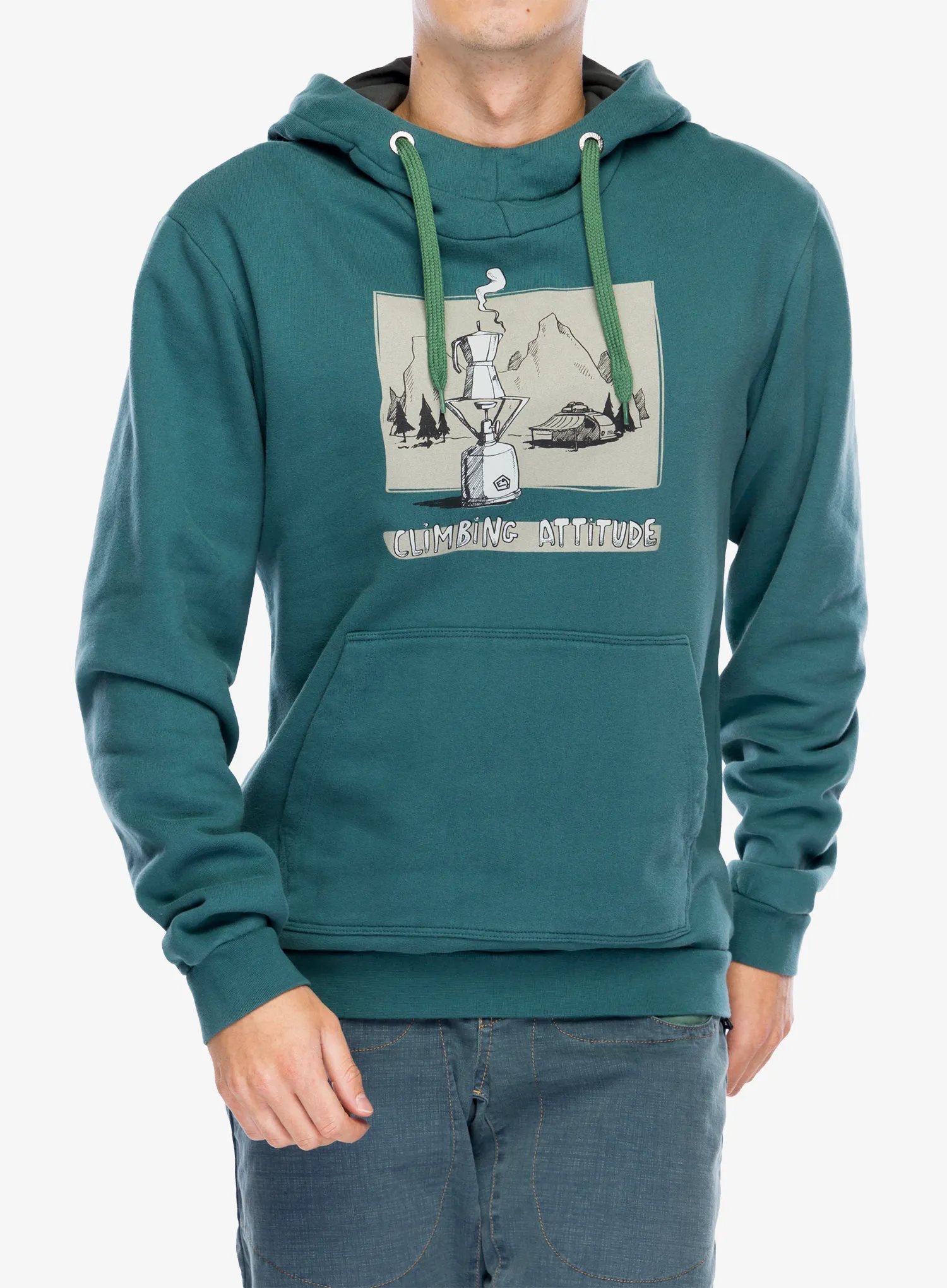 Jopica s kapuco E9 Hood - green/lake