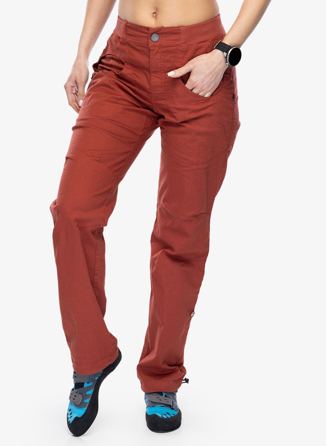 Ženske plezalne hlače E9 Onda Flax - paprika