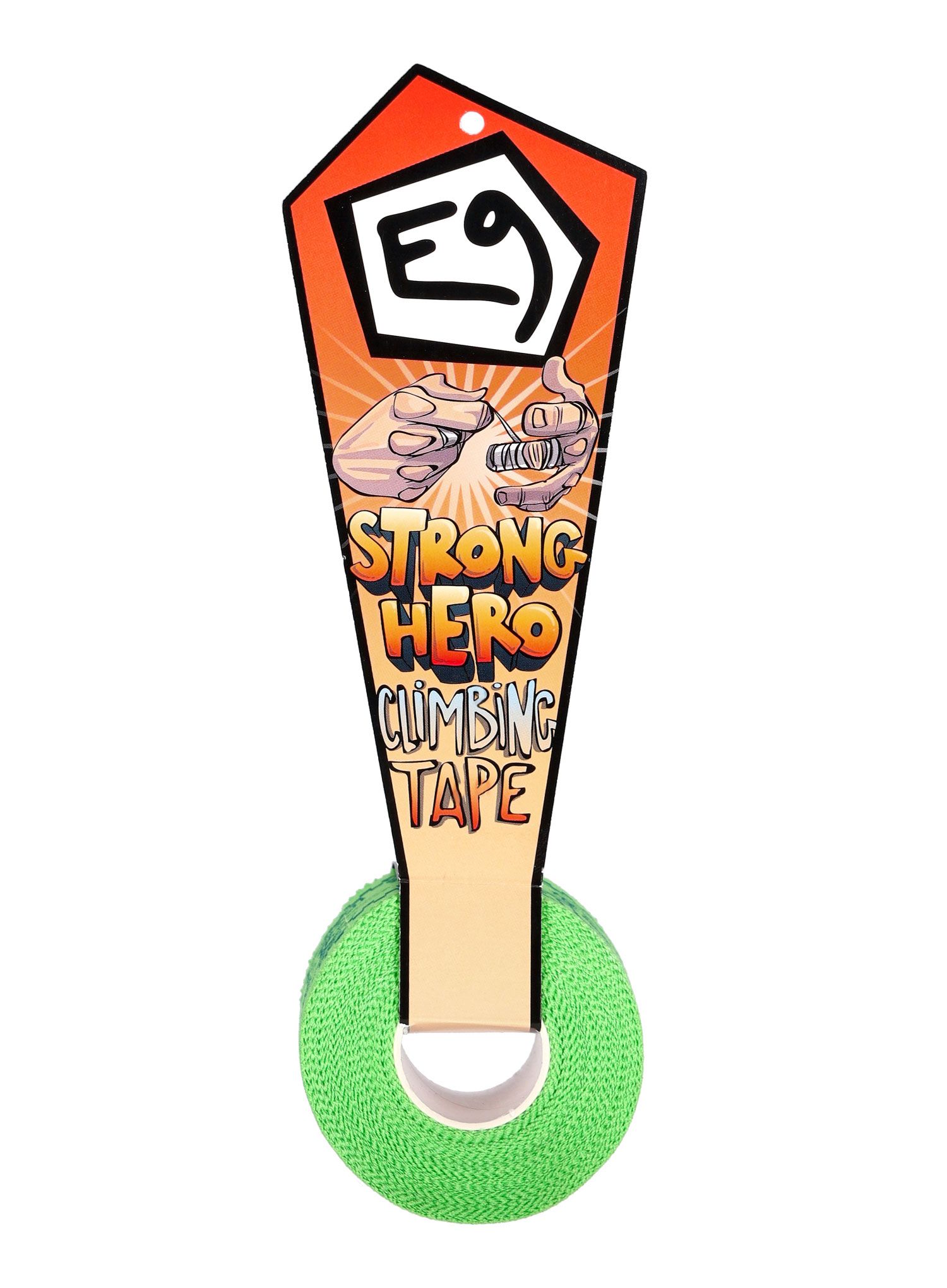 Trak za prste E9 Strong Hero Climbing Tape - green