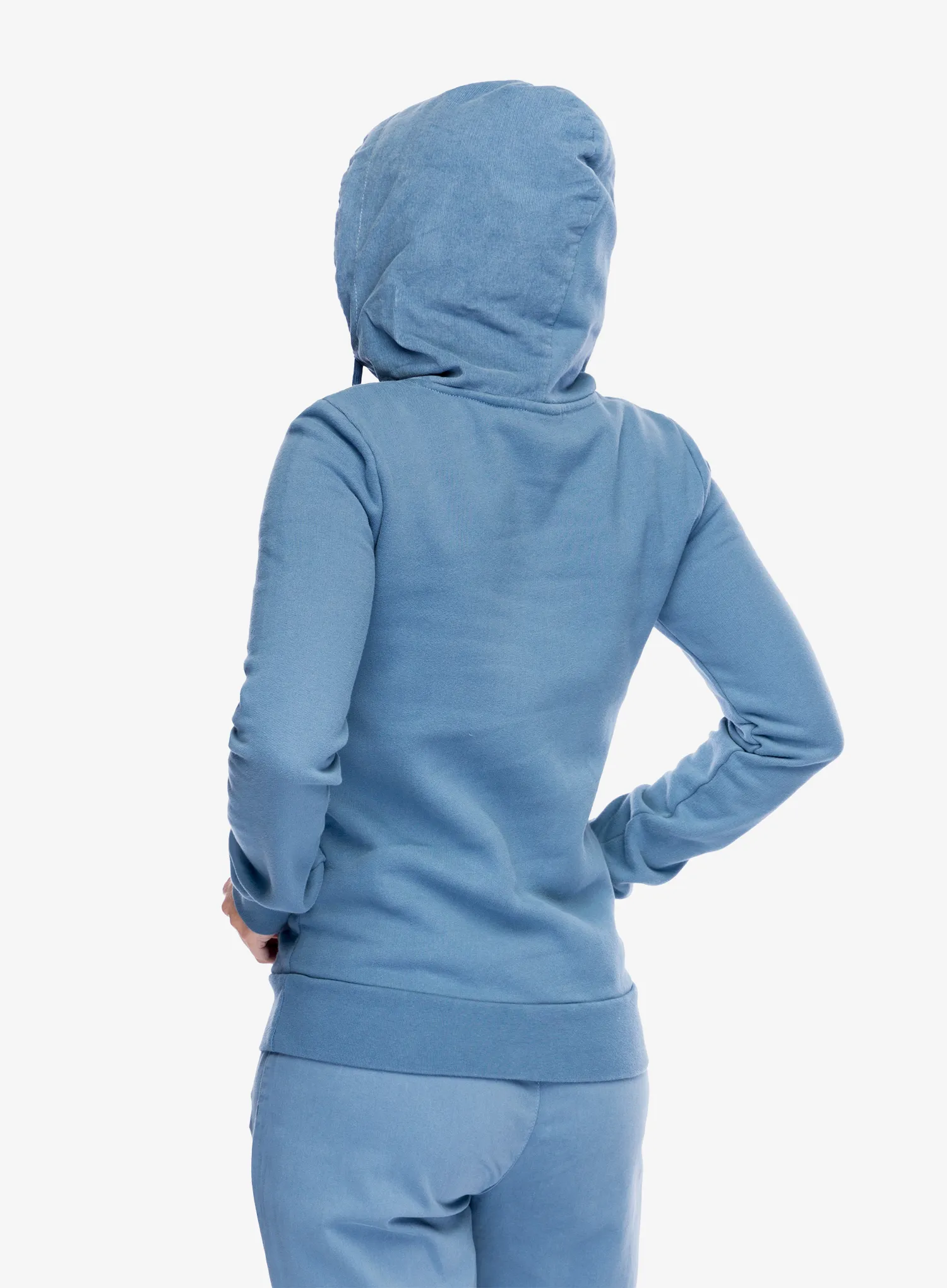 Jopica s kapuco E9 Sula - steel/blue