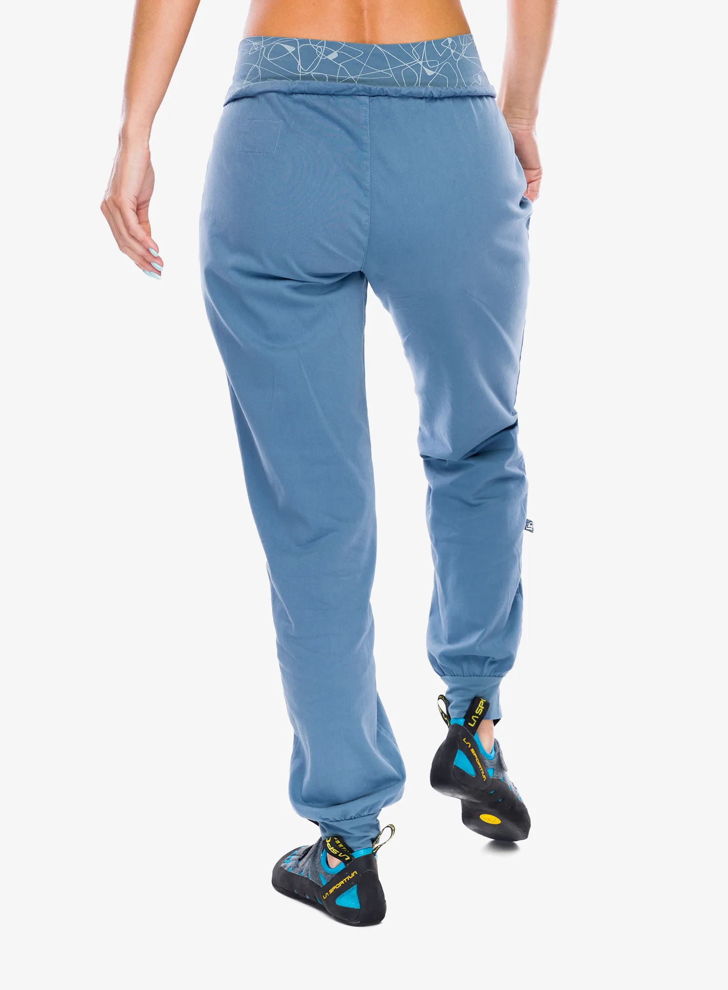 Ženske plezalne hlače E9 W-Hit-BB - steel/blue