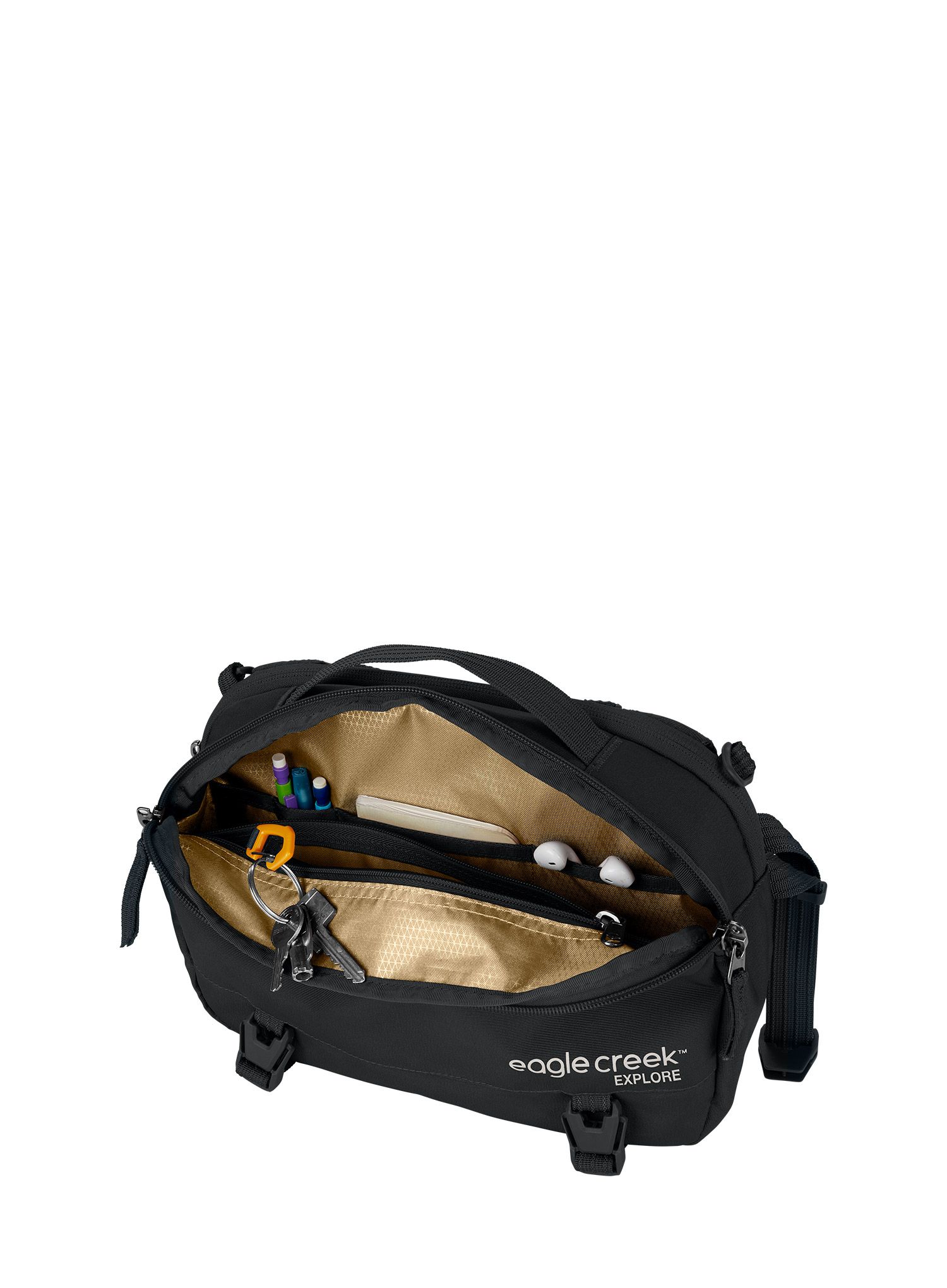 Torbica za čez ramo Eagle Creek Explore Mini Messenger Bag - black