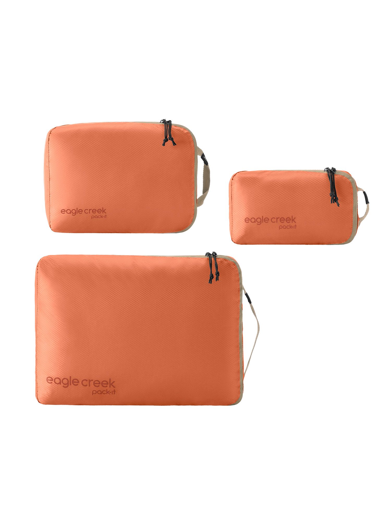 Komplet organizatorjev Eagle Creek Pack-It Isolate Cube Set XS/S/M - mandarin