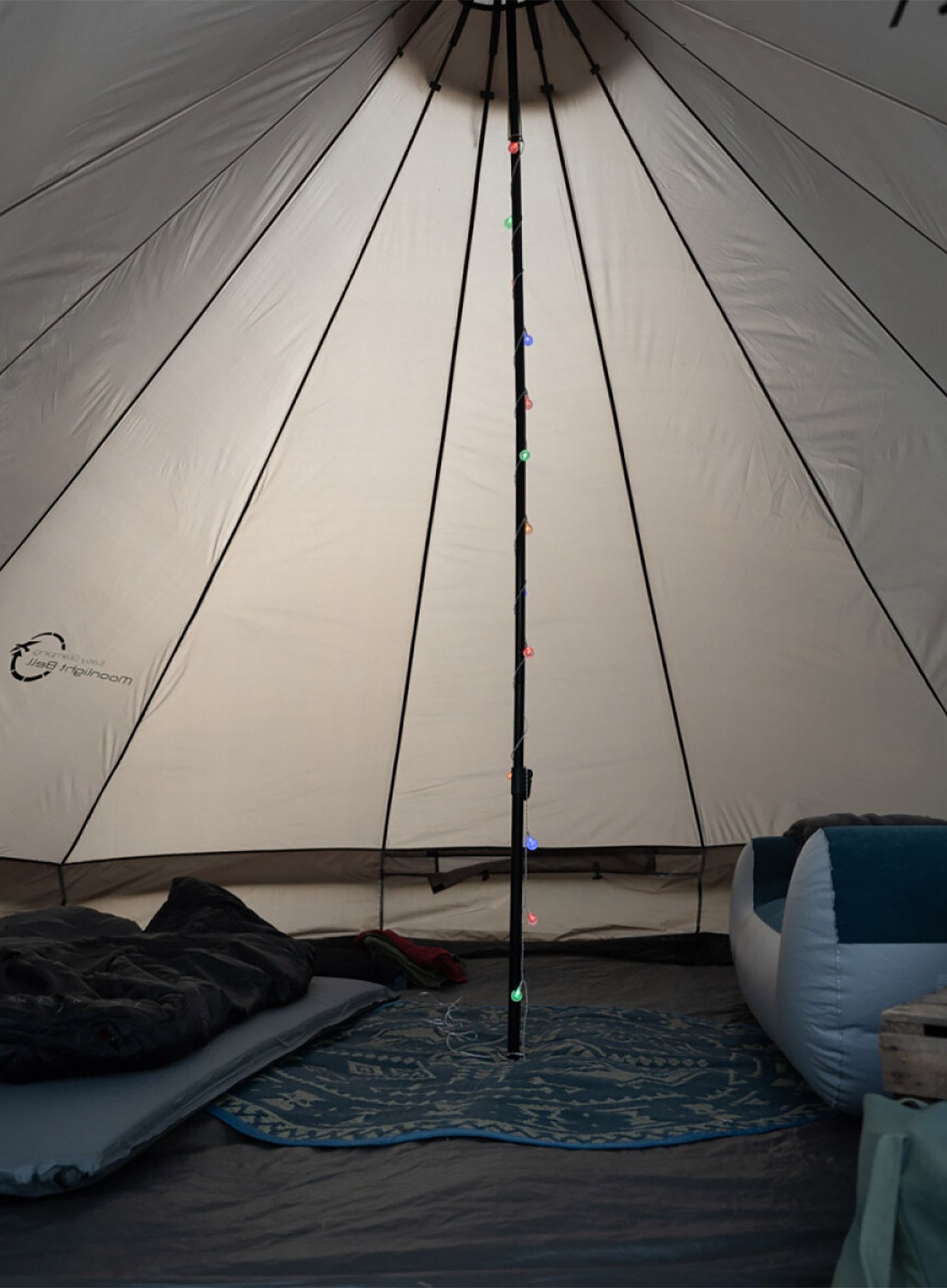 Preproga za šotor Easy Camp Moonlight Round Carpet