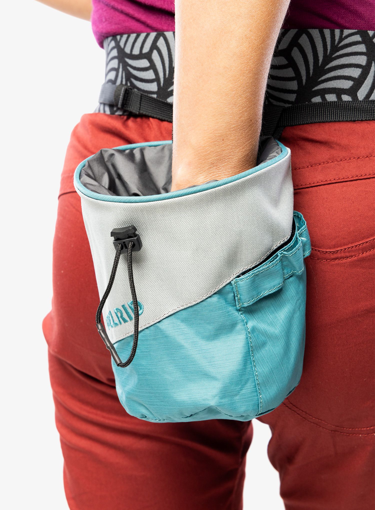 Vrečka za magnezij Edelrid Chalk Bag Monoblock - steel