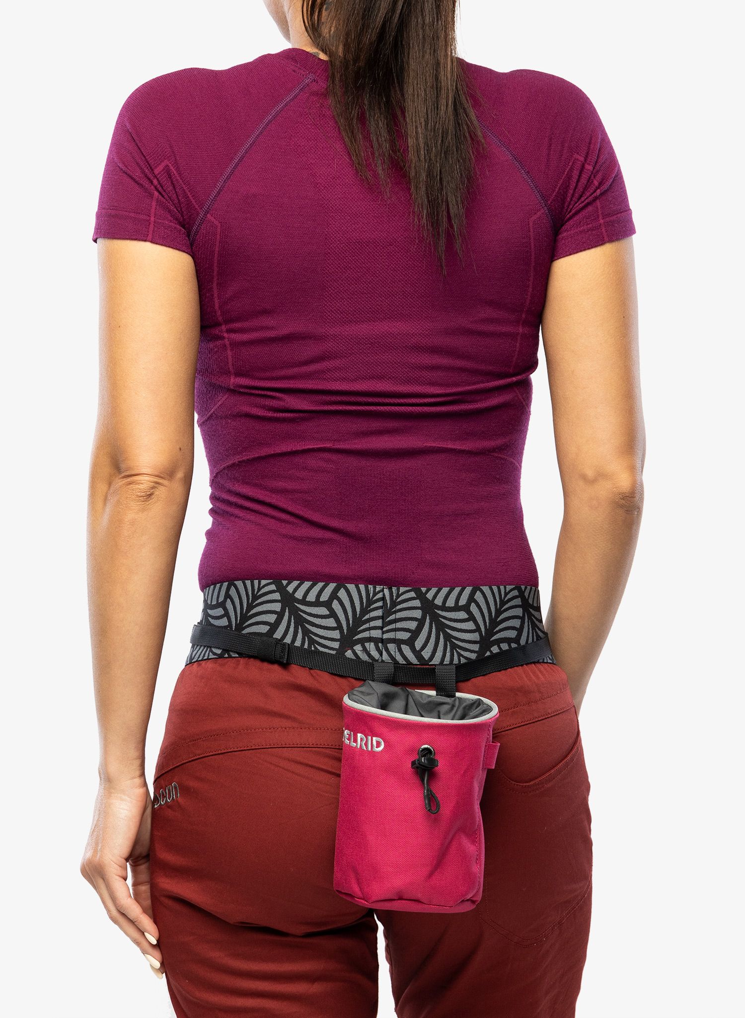 Vrečka za magnezij Edelrid Chalk Bag Rodeo S - raspberry