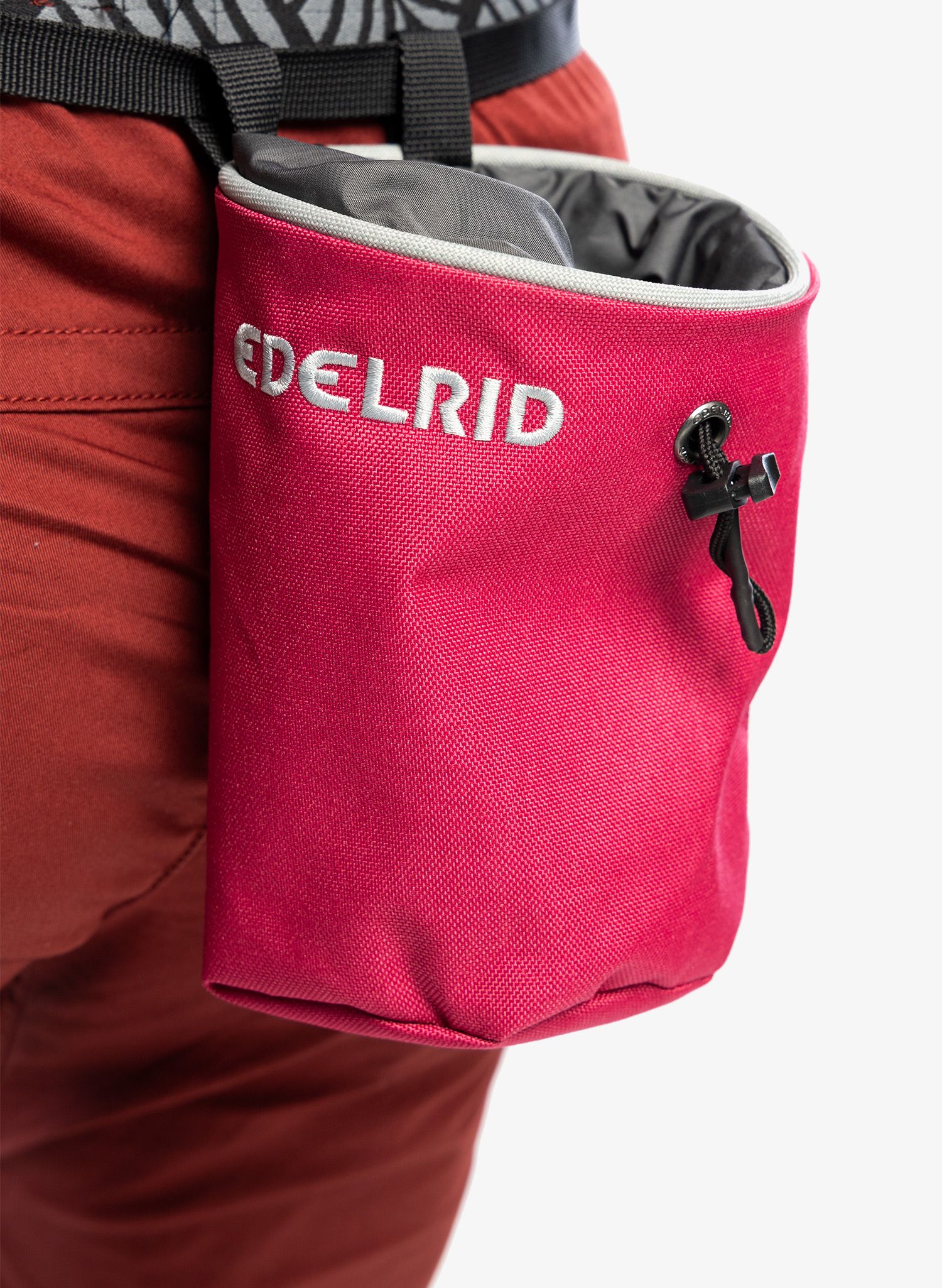 Vrečka za magnezij Edelrid Chalk Bag Rodeo S - raspberry