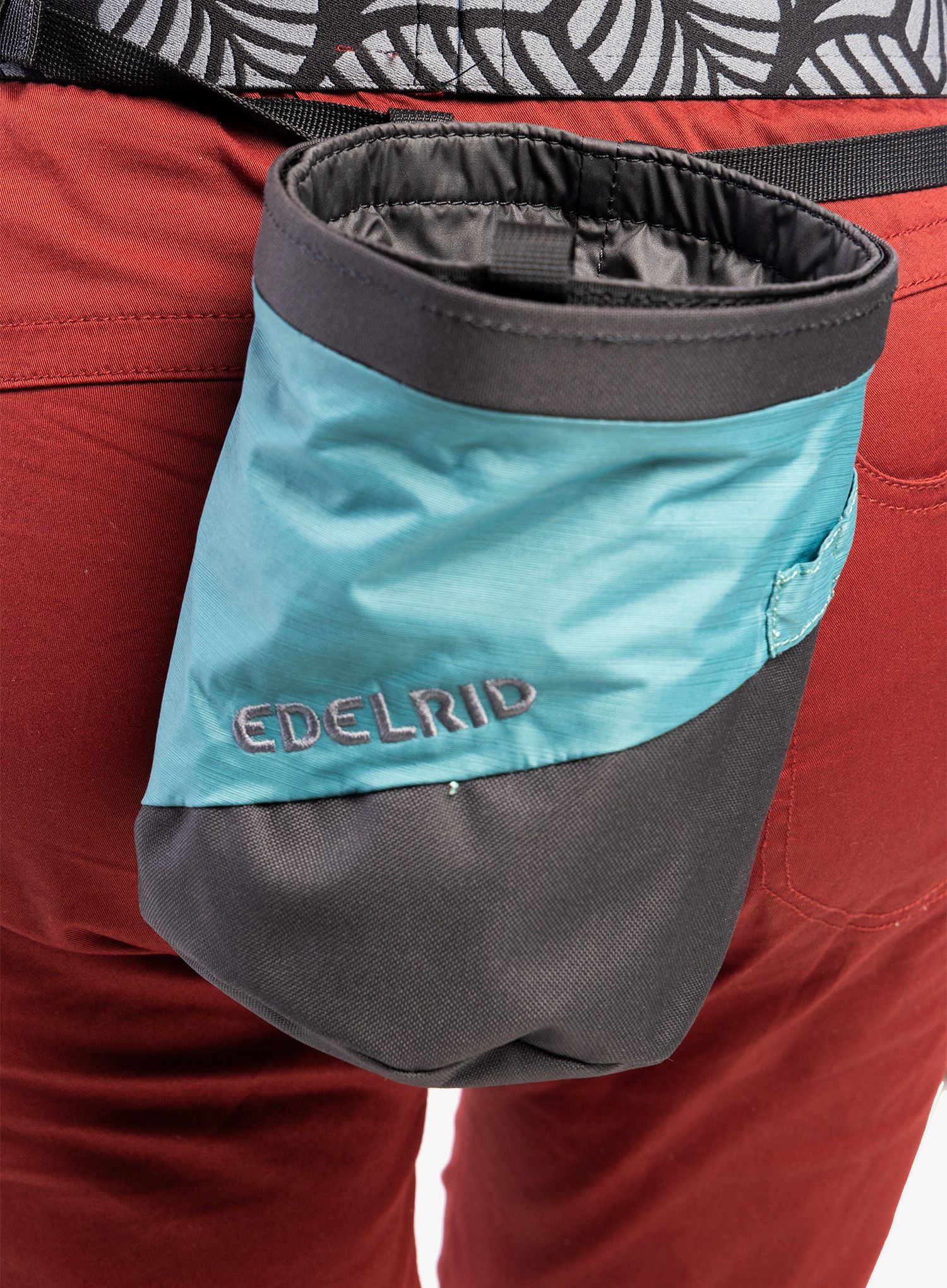 Vrečka za magnezij Edelrid Chalk Bag Splitter Twist - lapis