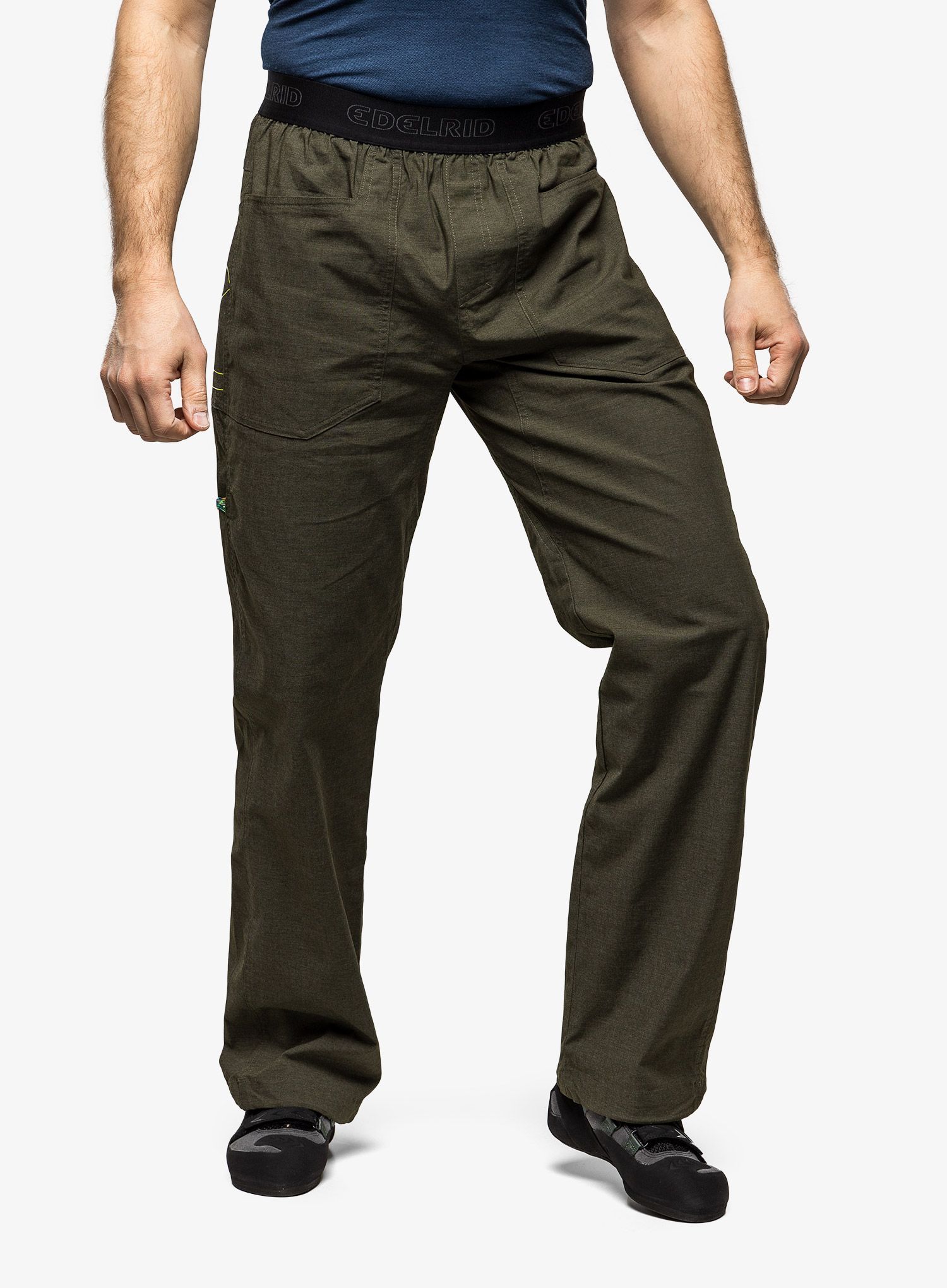 Plezalne hlače Edelrid Legacy Pants IV - oil