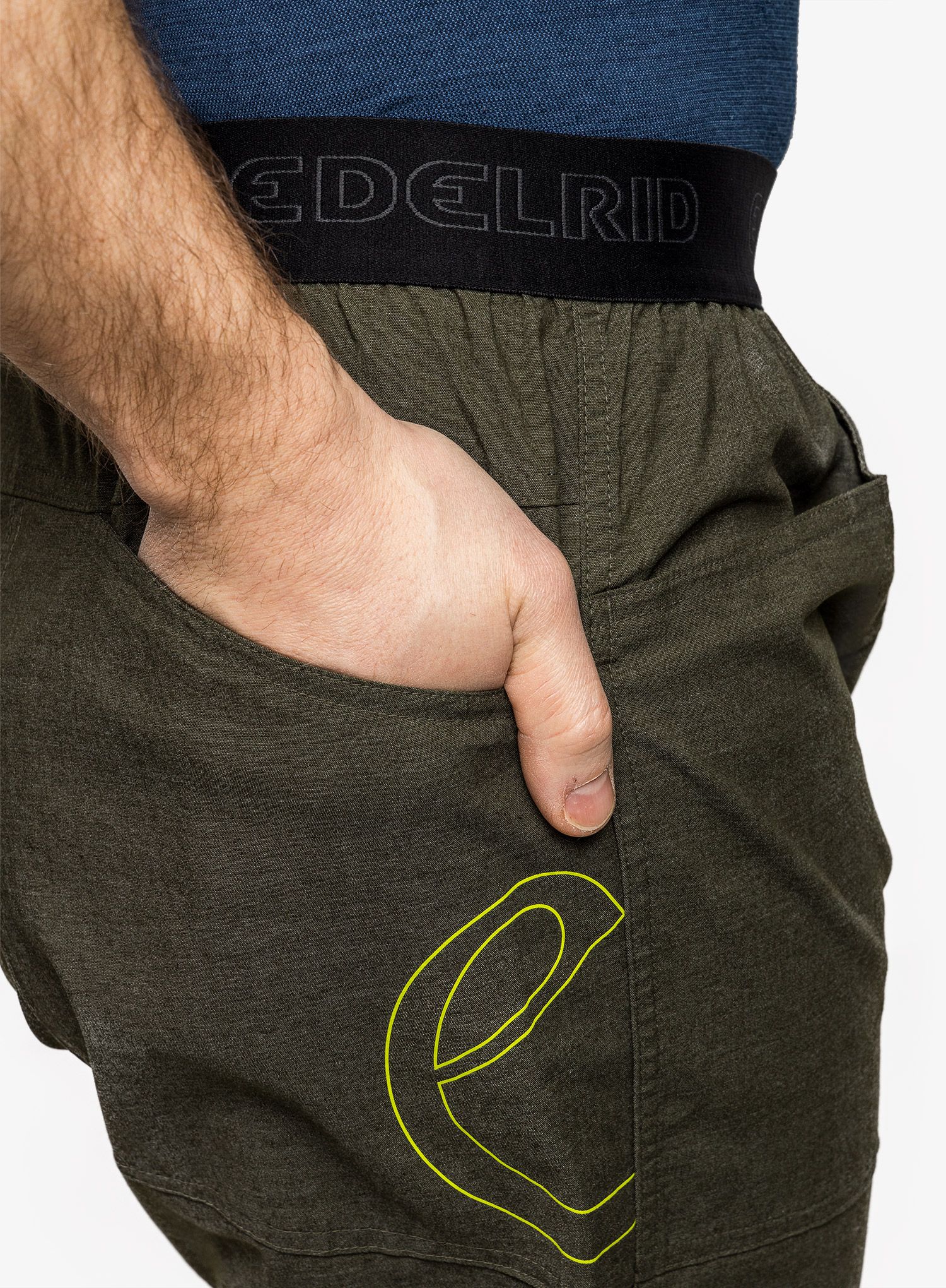 Plezalne hlače Edelrid Legacy Pants IV - oil
